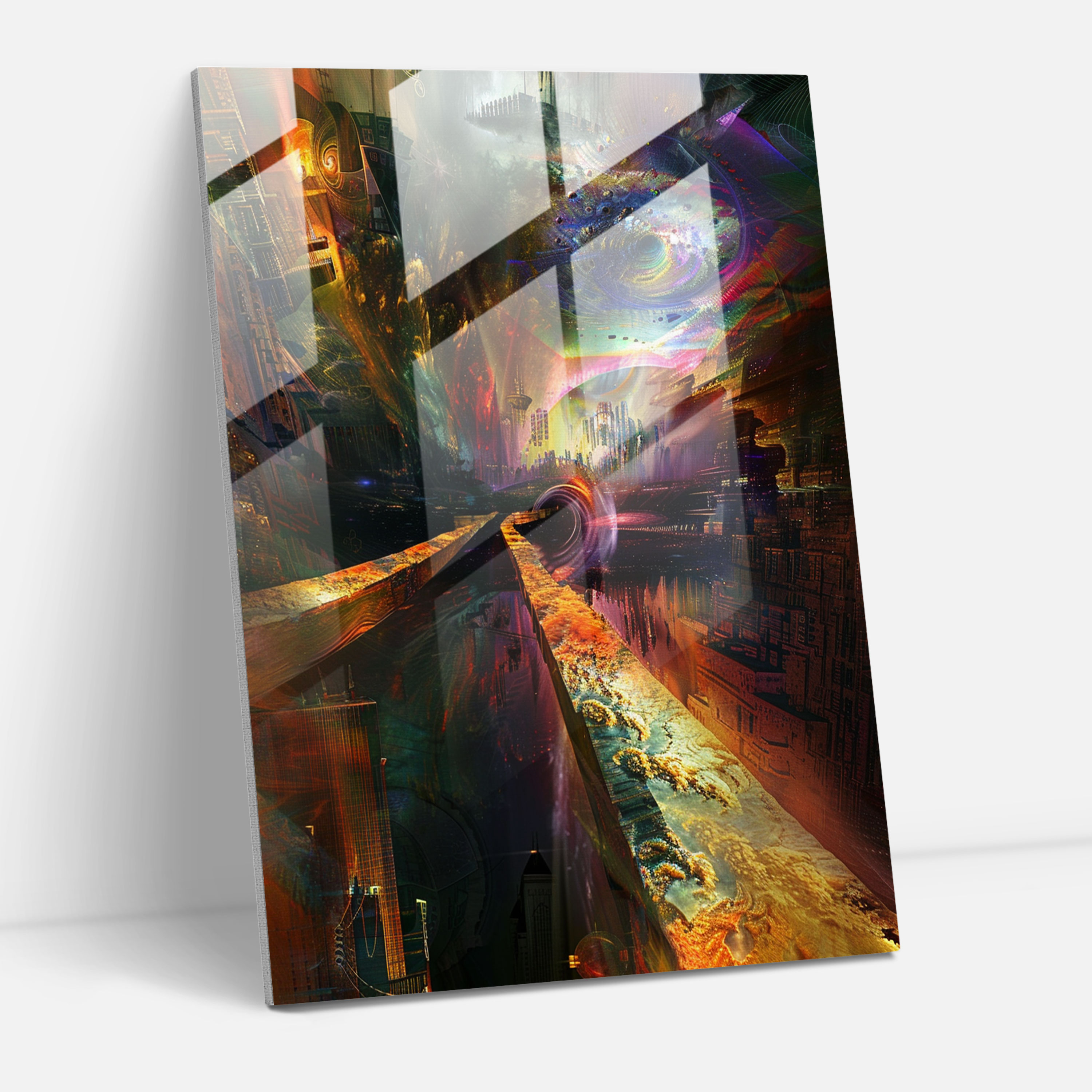 Expressionism Glass Wall Art - Surreal Dreamscape - Expressionism, Expressionism Art Style, Modern Art, Glass Wall Art