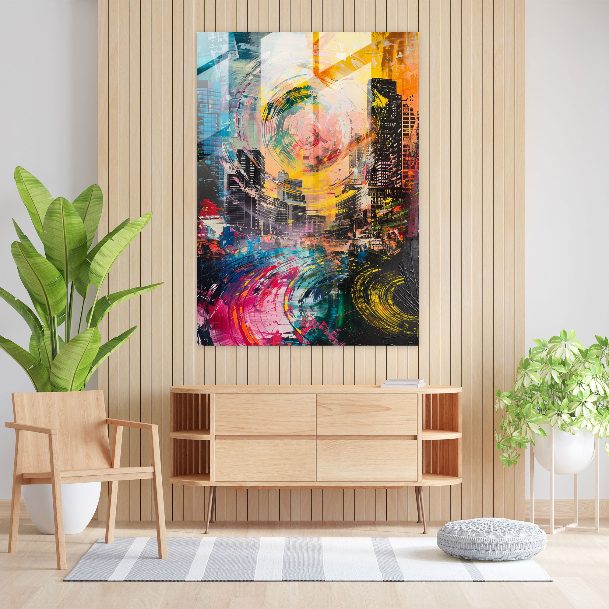 Expressionism Glass Wall Art - Expressionism, Home Decoration, Glass Wall Art, Glass Print