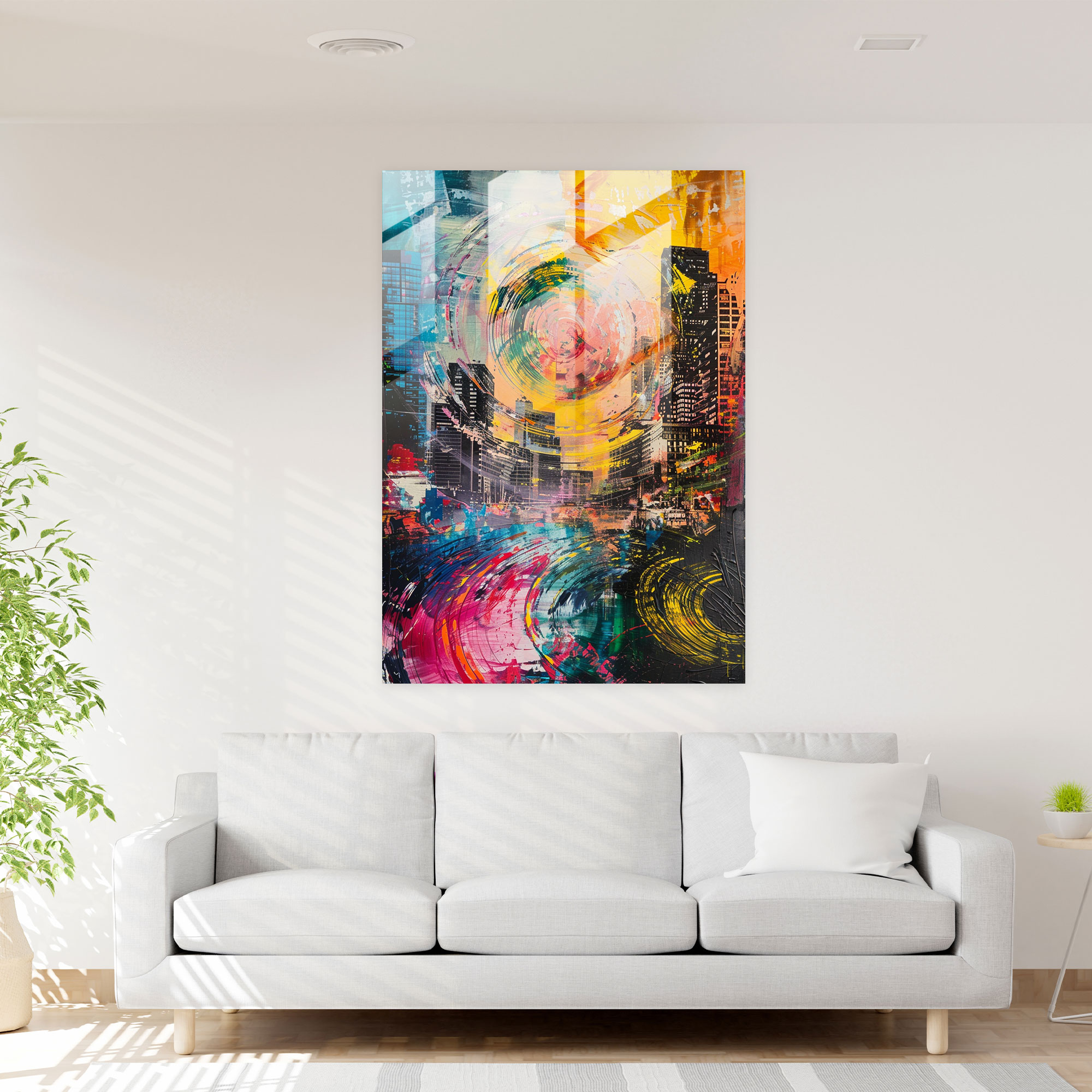 Expressionism Glass Wall Art - Expressionism, Home Decoration, Glass Wall Art, Glass Print