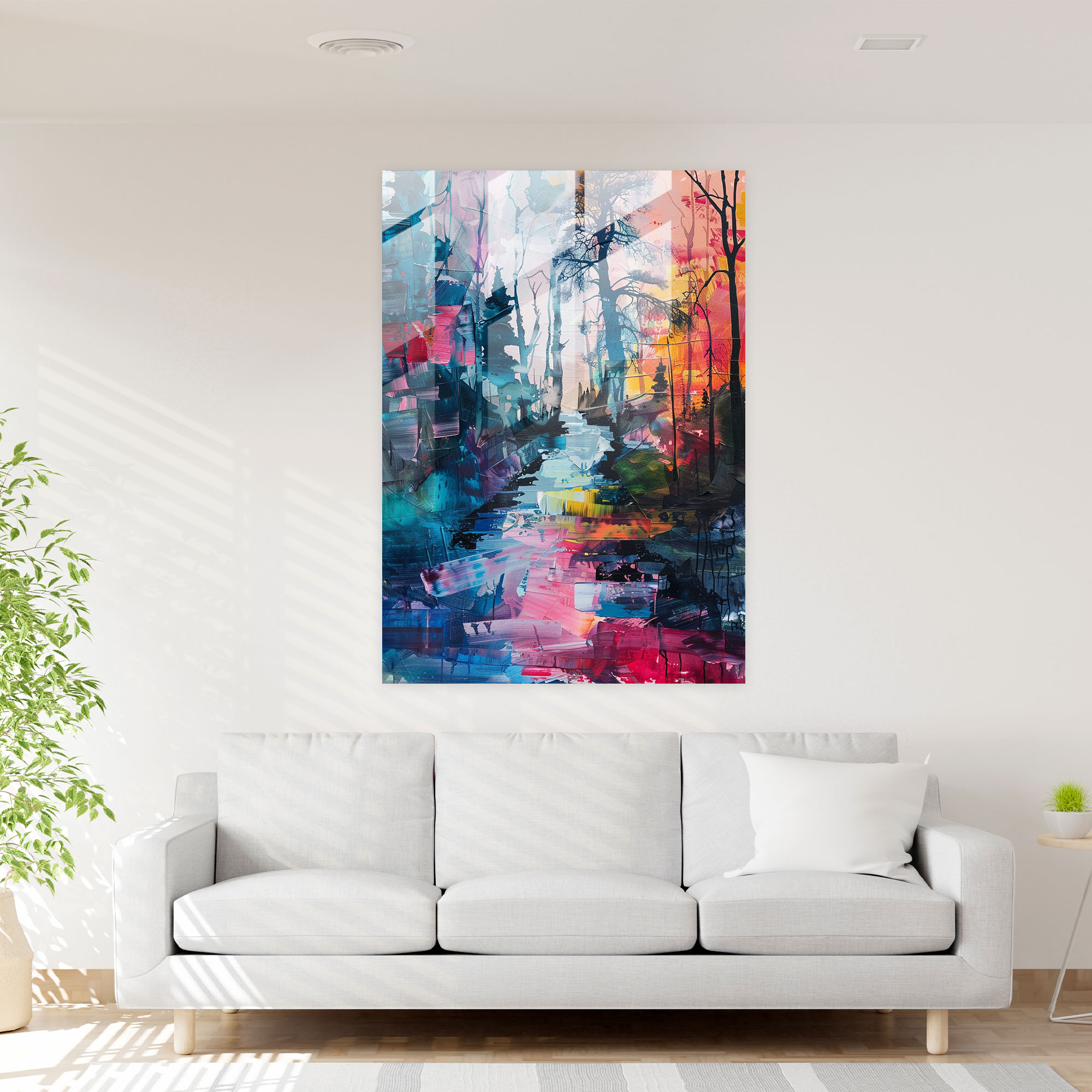 Expressionism Glass Wall Art - Expressionism, Glass Print, Expressionism Art Style, Home Decoration
