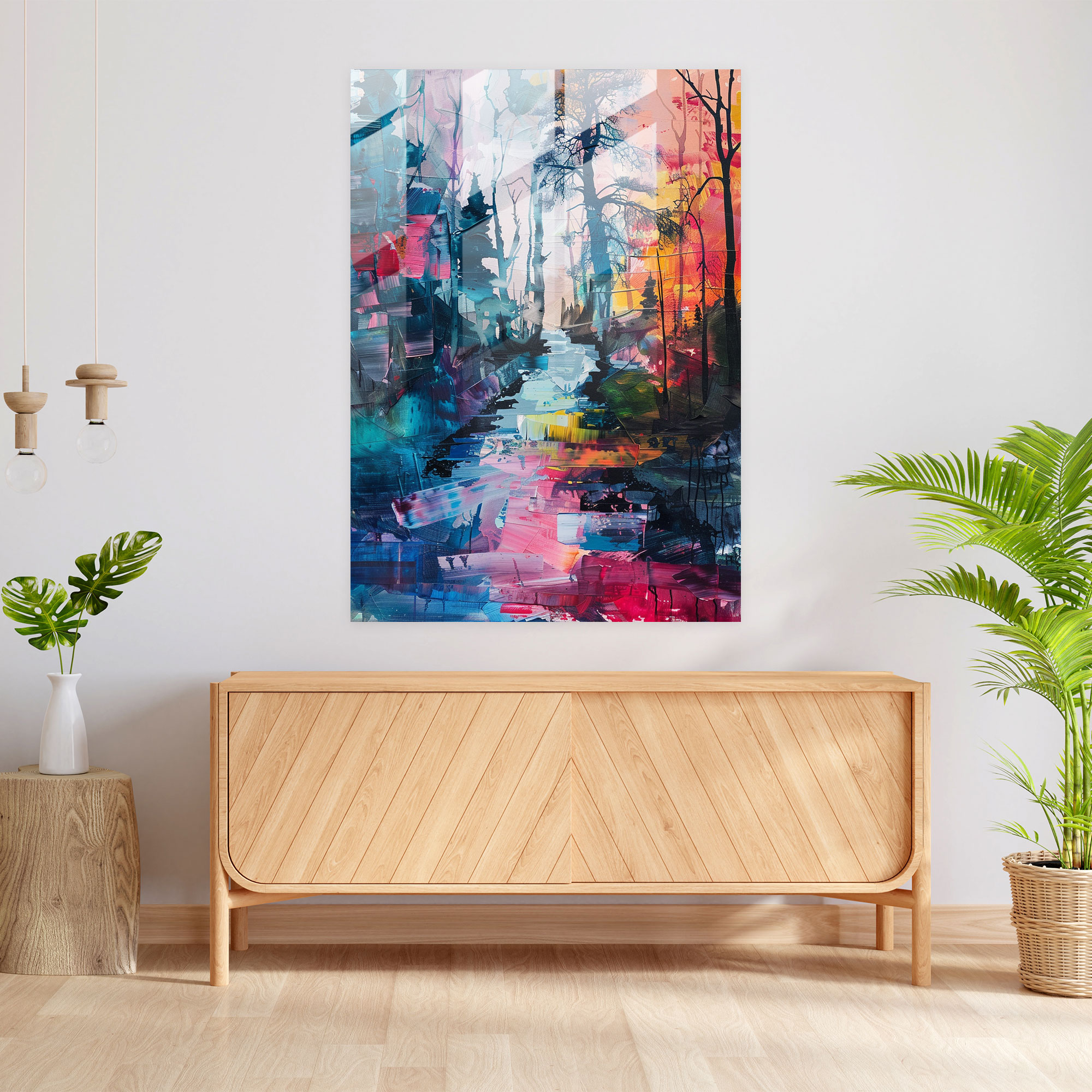 Expressionism Glass Wall Art - Expressionism, Glass Print, Expressionism Art Style, Home Decoration