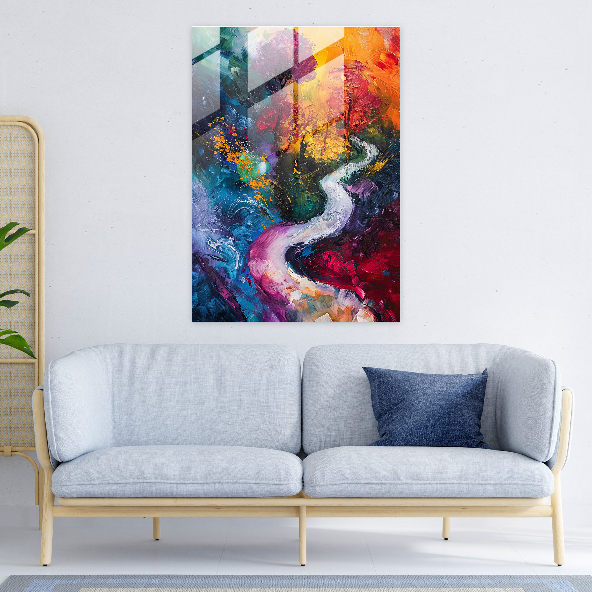 Expressionism Home Decoration - Bold Landscape Painting - Expressionism, Wall Decoration, Modern Art, Home Decoration