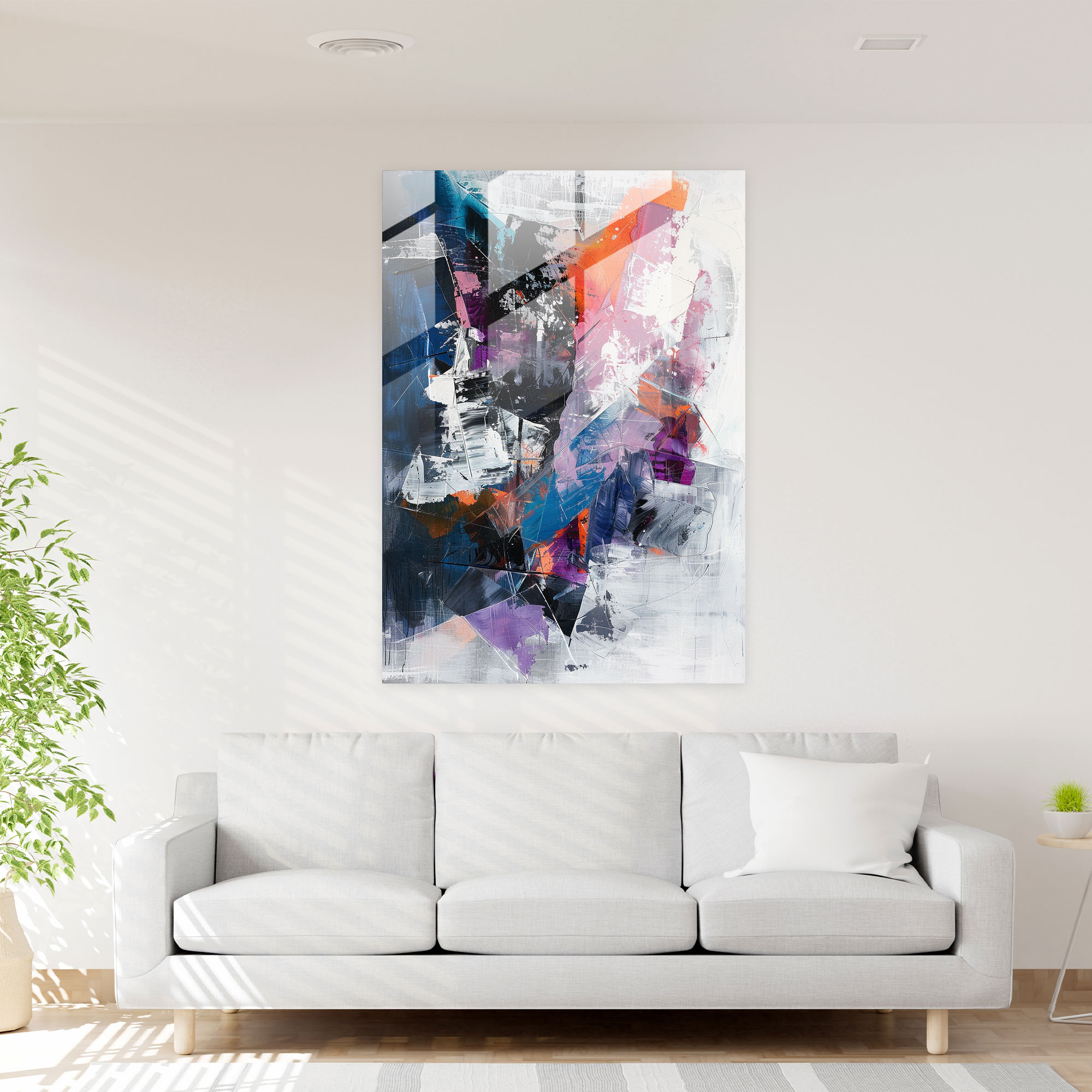 Expressionism Wall Decoration - Dynamic Abstract Composition - Expressionism, Home Decoration, Expressionism Art Style, Wall Decoration