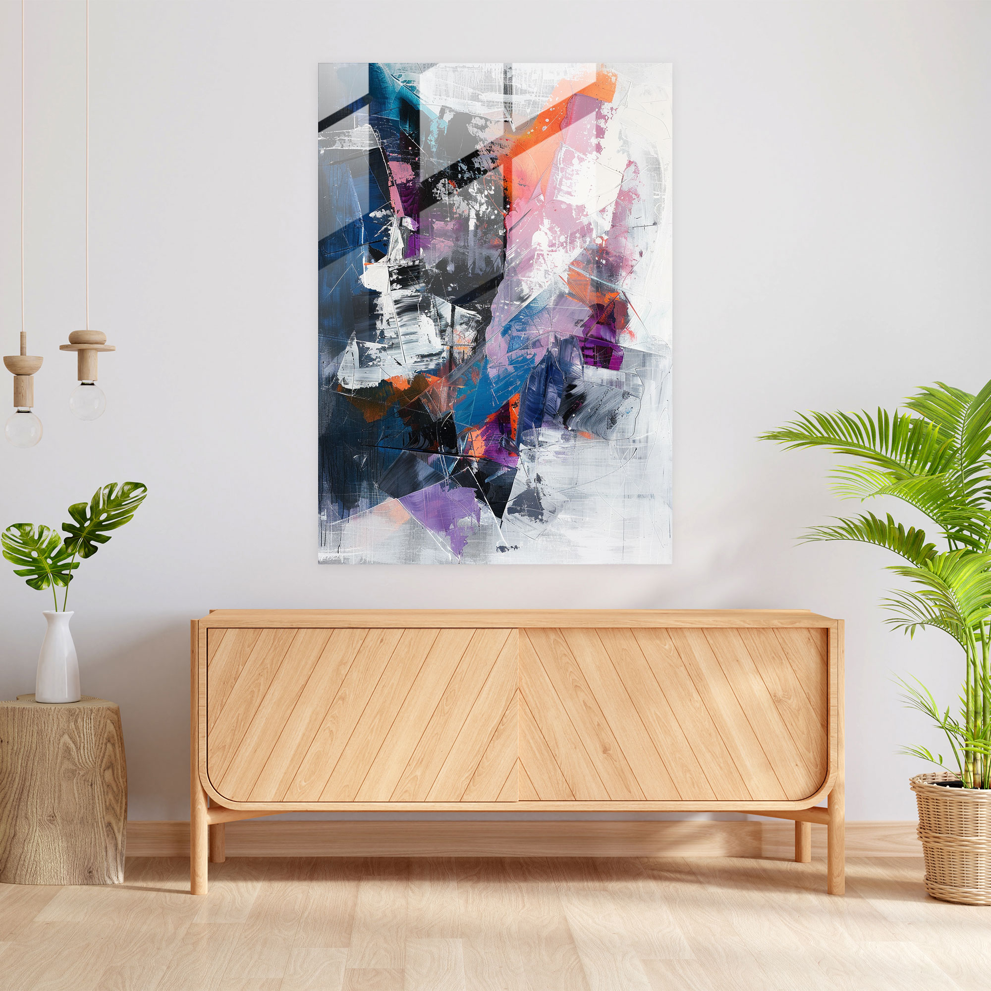 Expressionism Wall Decoration - Dynamic Abstract Composition - Expressionism, Home Decoration, Expressionism Art Style, Wall Decoration