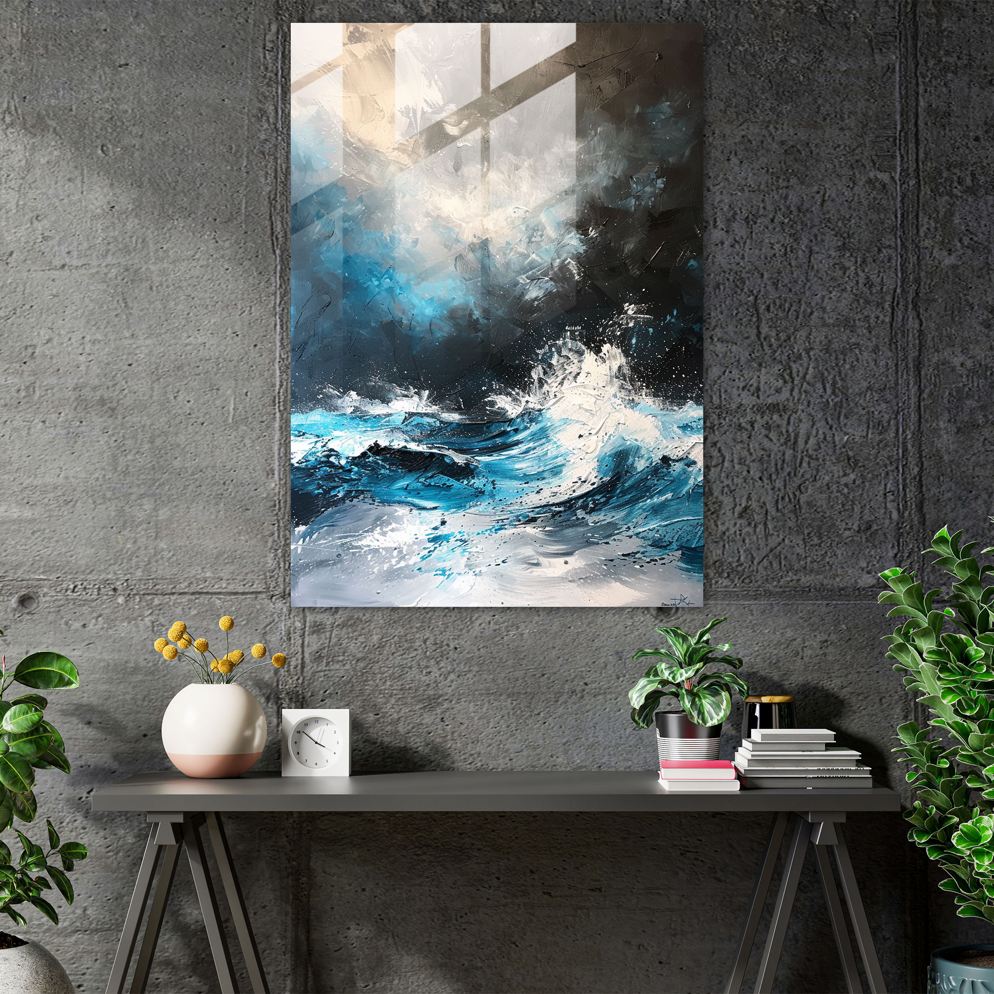 Expressionism Art Style Glass Print - Expressionism, Home Decoration, Wall Decoration, Nature Art