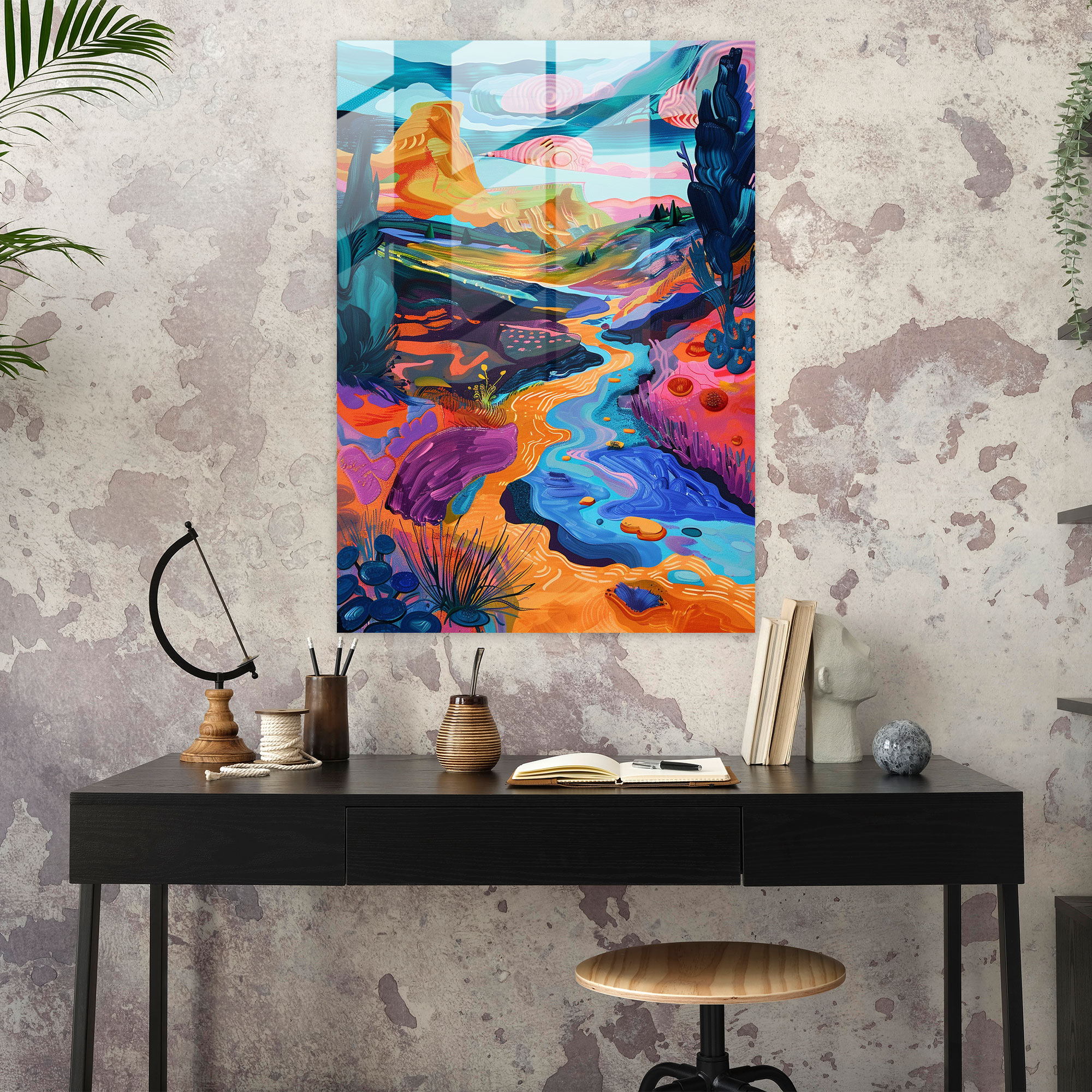 Expressionism Art Style Glass Art - Expressionism, Glass Print, Expressionism Art Style, Landscape Art