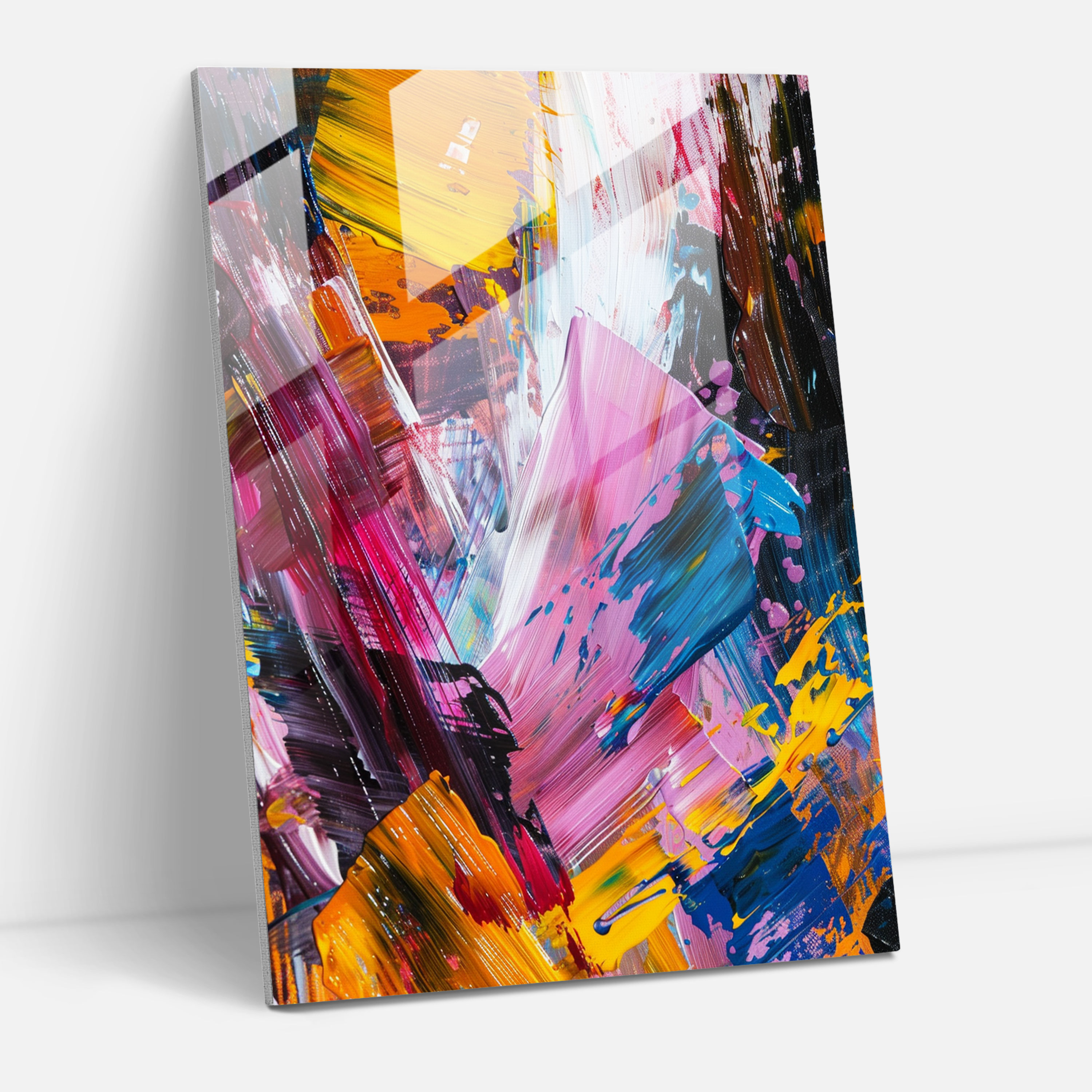 Chaotic Expressions Glass Art - Expressionism, Modern Art, Glass Art, Abstract Art