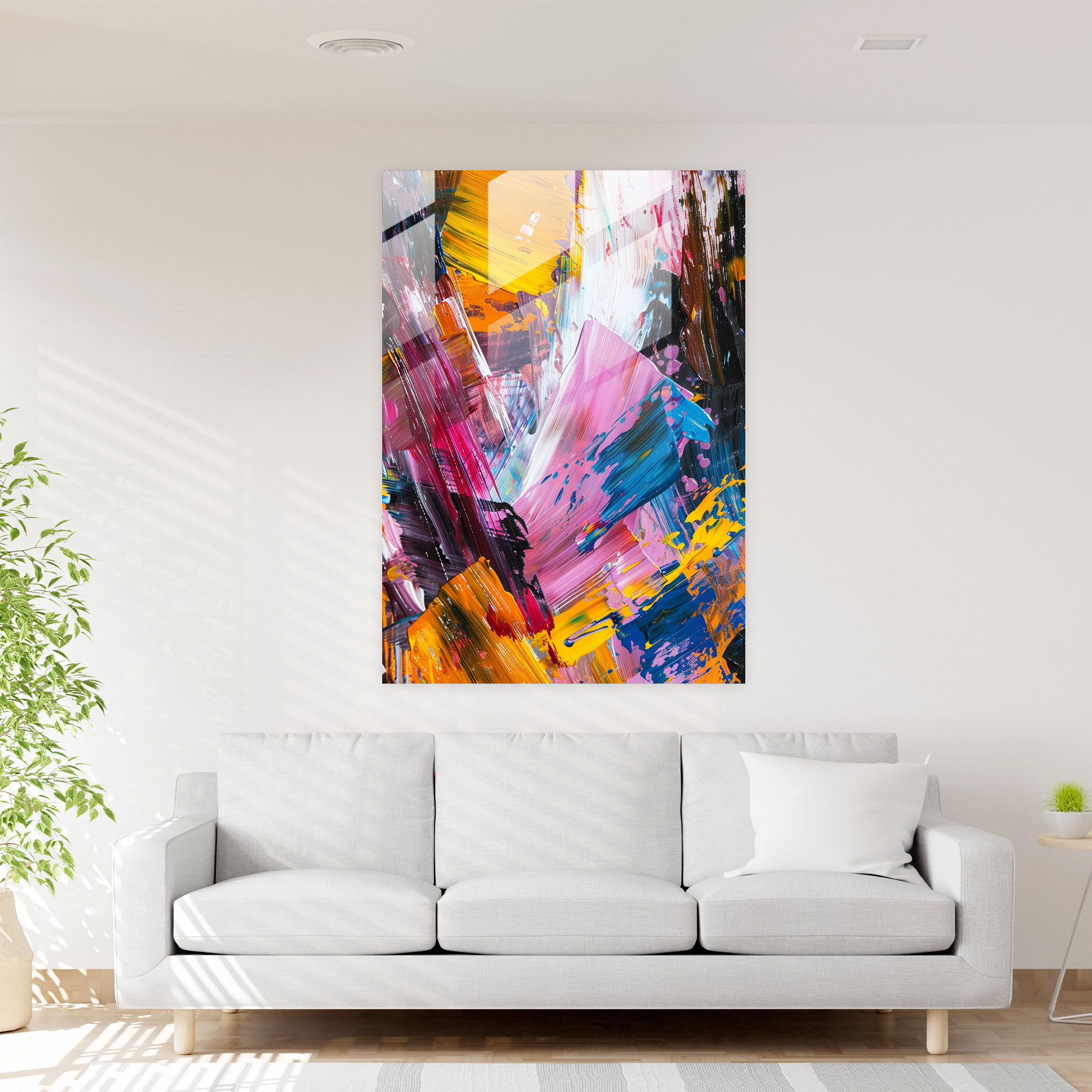 Chaotic Expressions Glass Art - Expressionism, Modern Art, Glass Art, Abstract Art