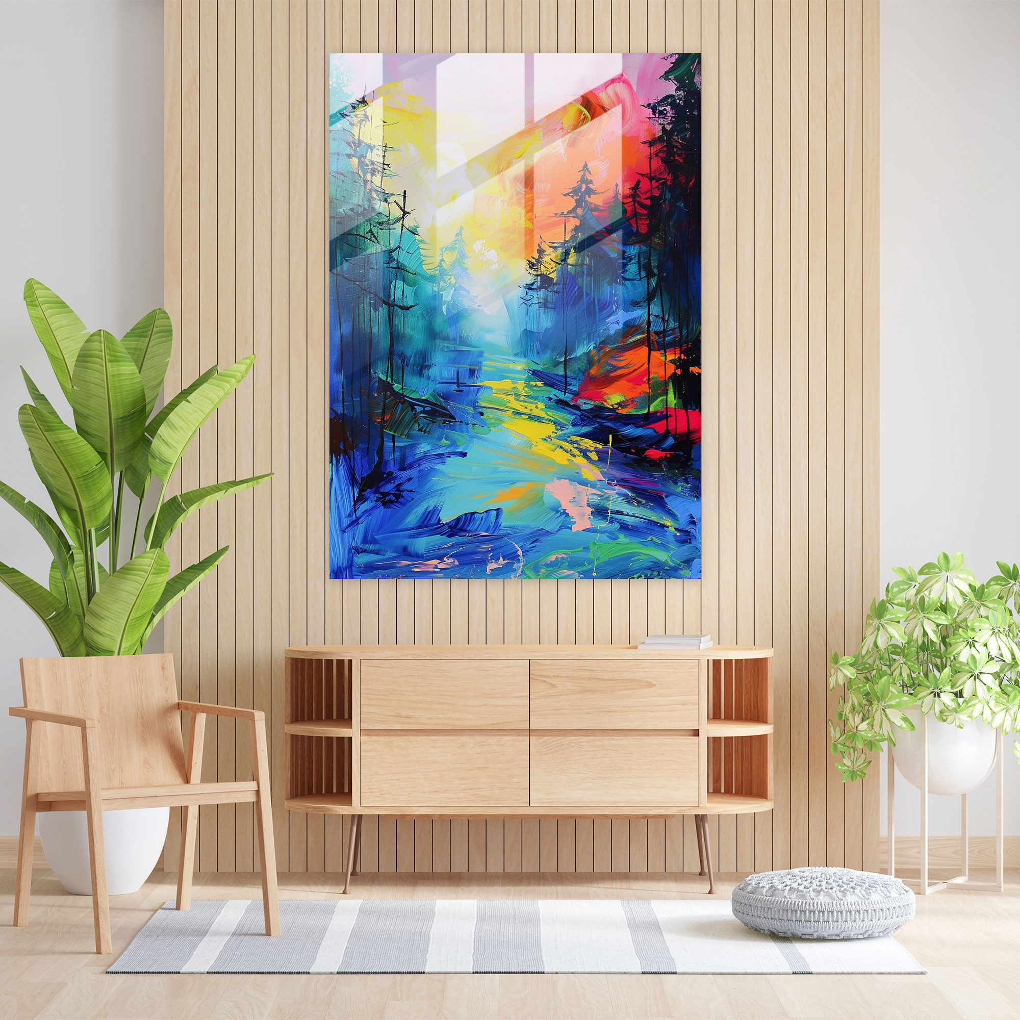 Surreal Expressions Glass Wall Art - Expressionism, Glass Wall Art, Expressionism Art Style, Surrealism