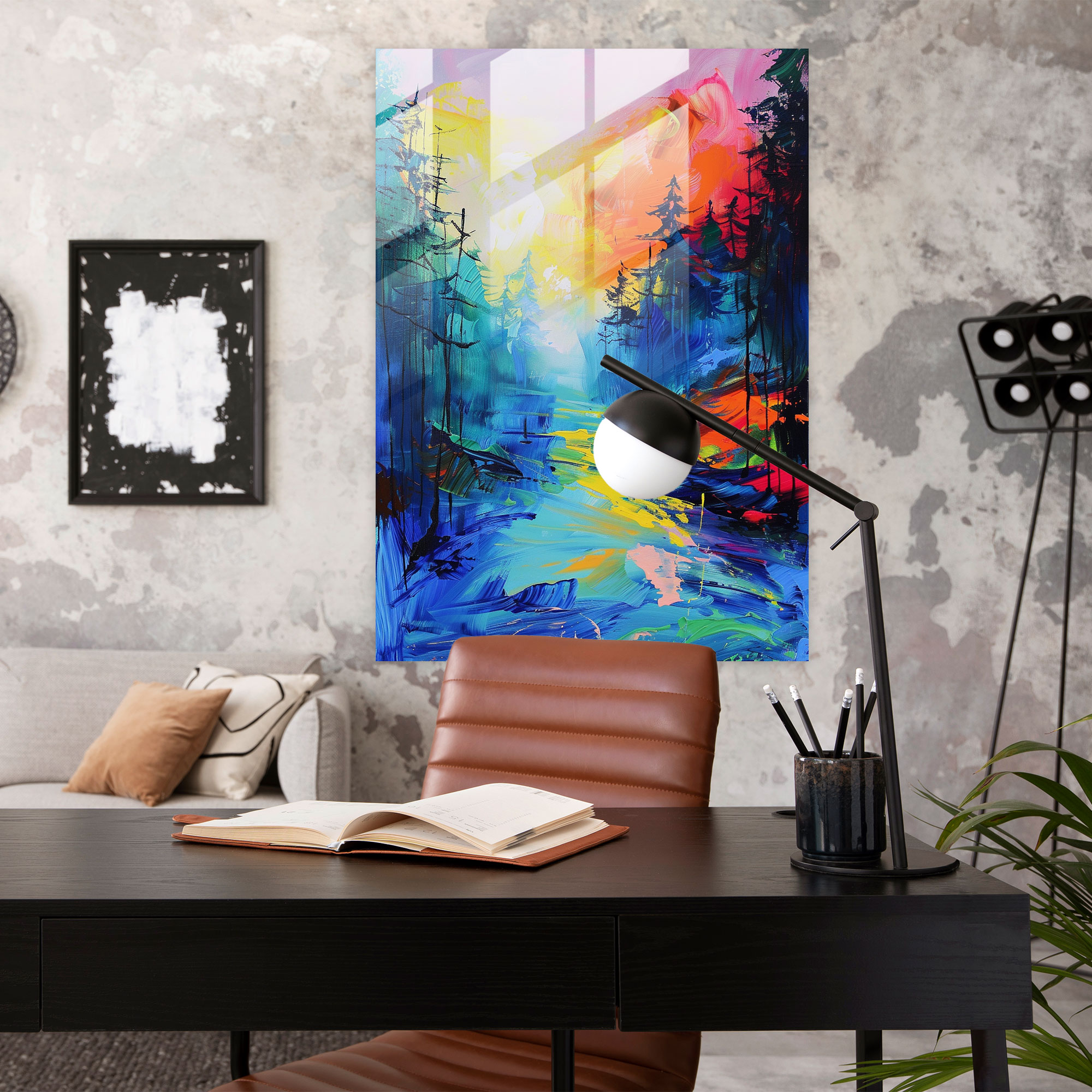 Surreal Expressions Glass Wall Art - Expressionism, Glass Wall Art, Expressionism Art Style, Surrealism