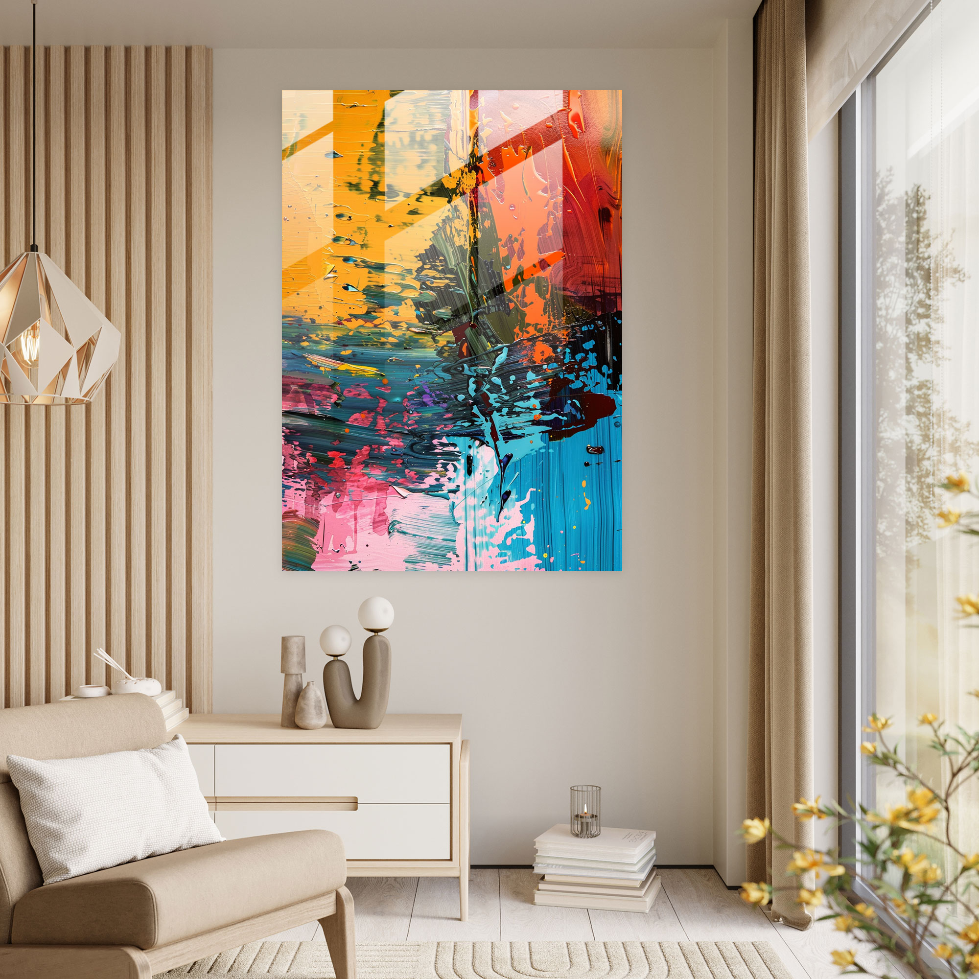 Bold Expressionism Glass Art - Expressionism, Glass Art, Modern Art, Expressionism Art Style