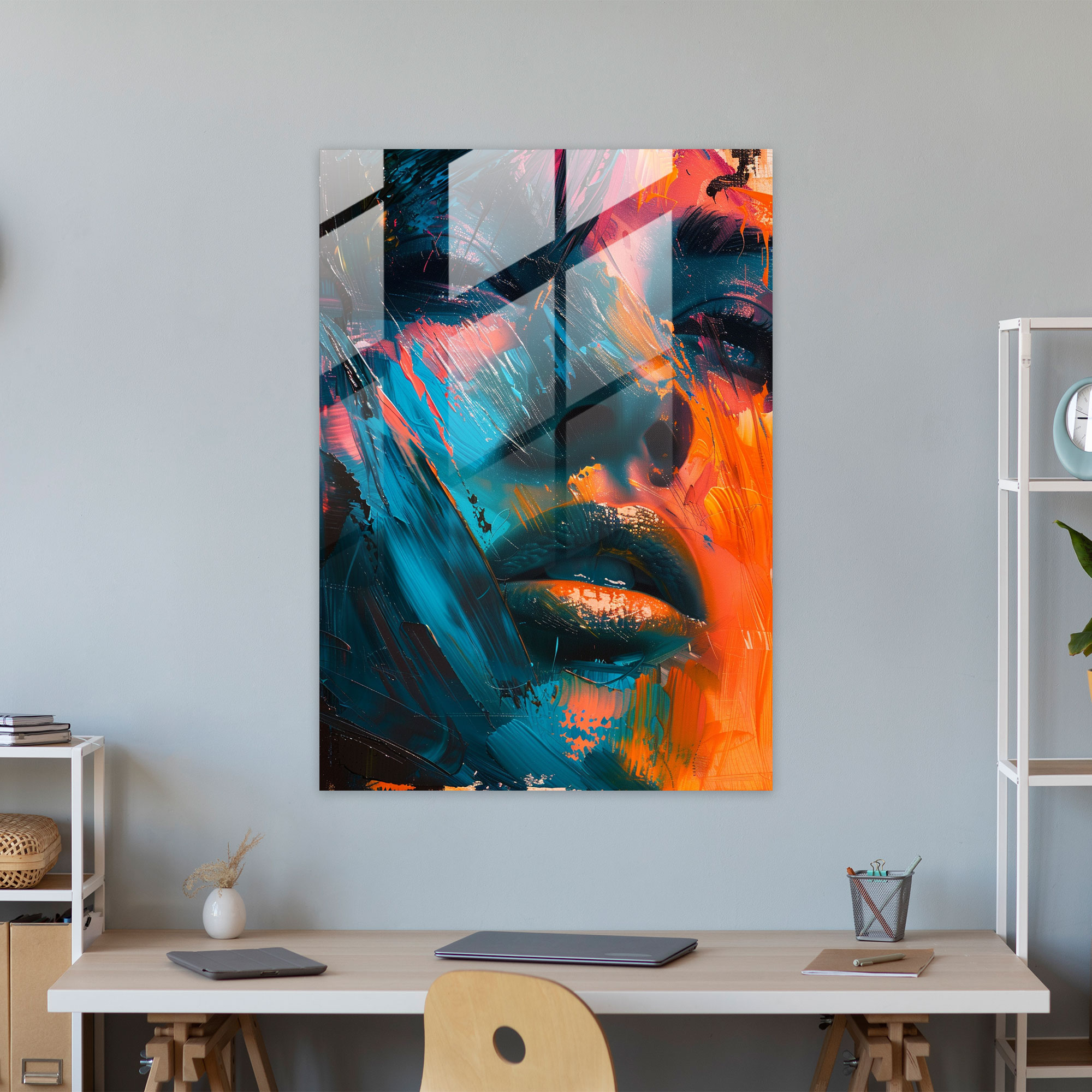 Dynamic Compositions Glass Print - Expressionism, Glass Print, Home Decoration, Modern Art