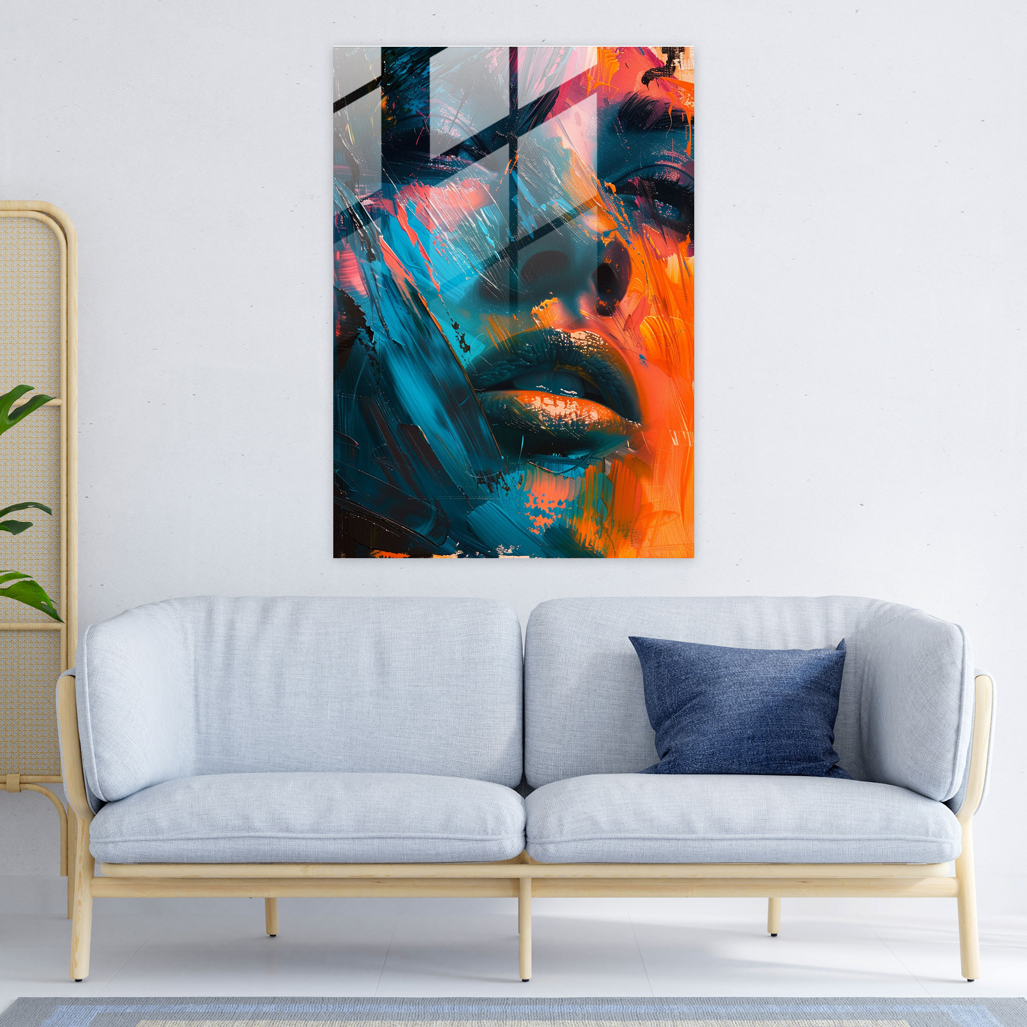 Dynamic Compositions Glass Print - Expressionism, Glass Print, Home Decoration, Modern Art