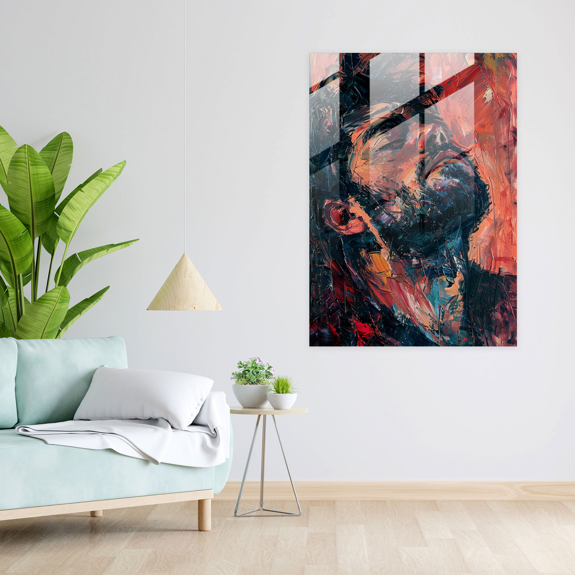 Emotional Expressionism Glass Wall Art - Expressionism, Wall Decoration, Glass Wall Art, Expressionism Art Style
