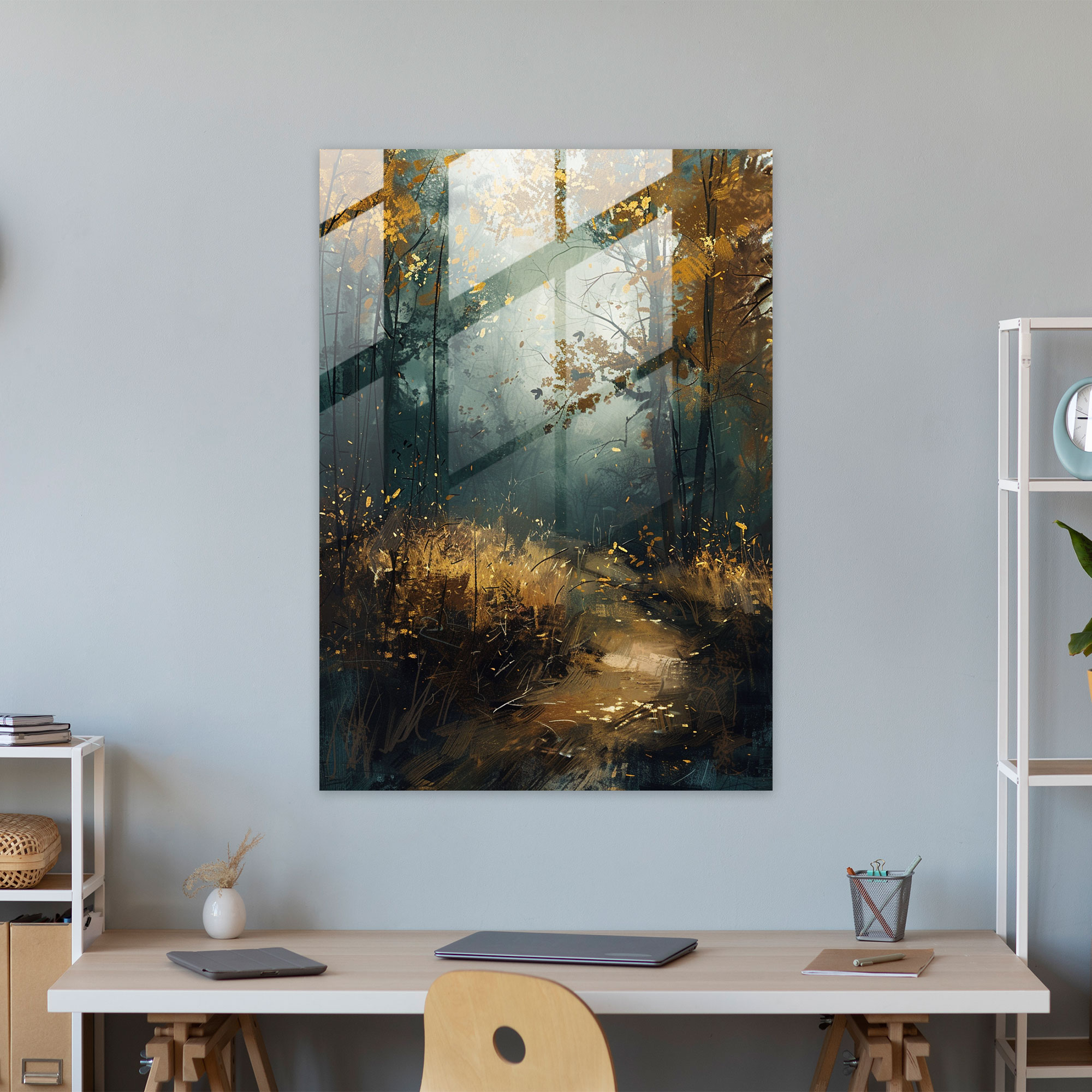 Moody Expressionism Glass Art - Expressionism, Glass Art, Expressionism Art Style, Nature Scene