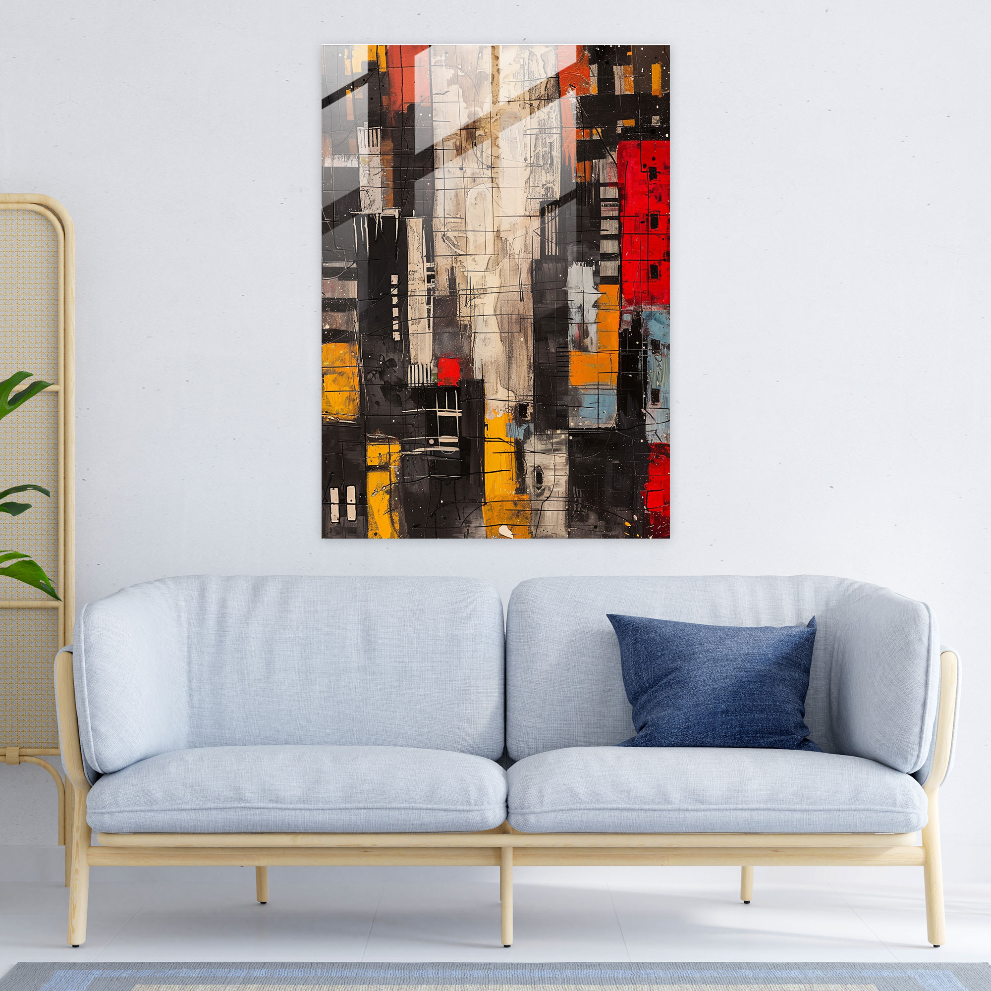 Bold Expressionism Modern Art - Expressionism, Modern Art, Expressionism Art Style, Glass Print
