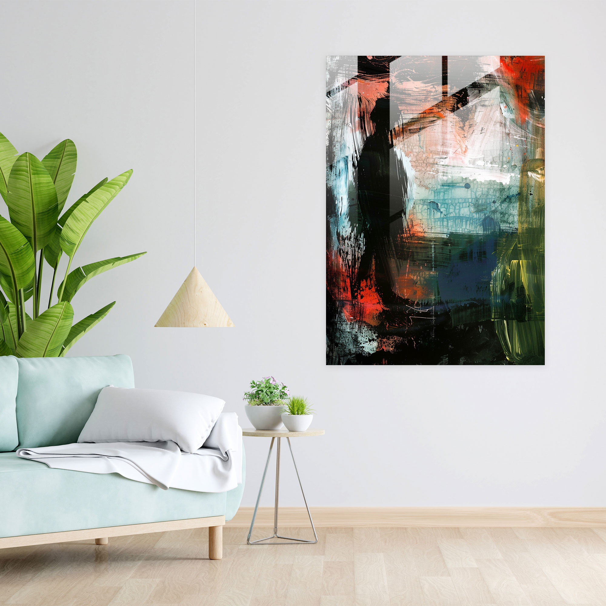Raw Expressionism Glass Wall Art - Expressionism, Expressionism Art Style, Raw And Emotional Brushwork, Figure In Nature