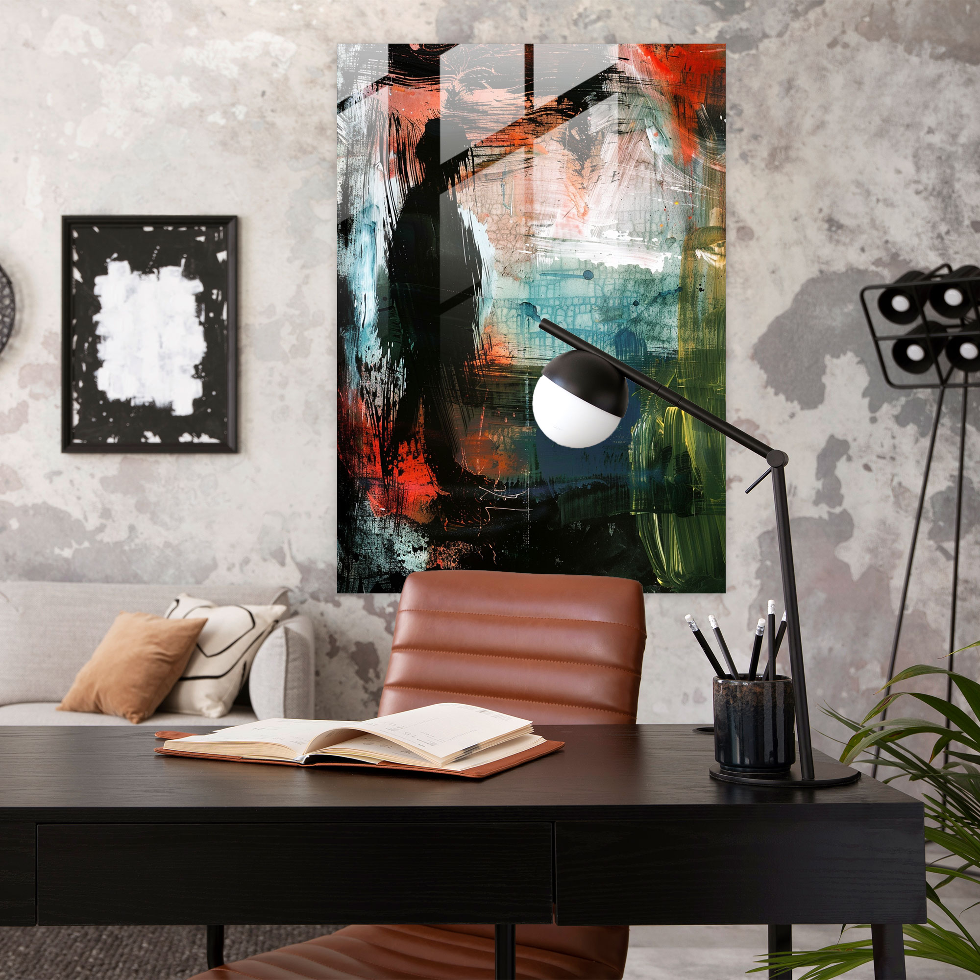 Raw Expressionism Glass Wall Art - Expressionism, Expressionism Art Style, Raw And Emotional Brushwork, Figure In Nature