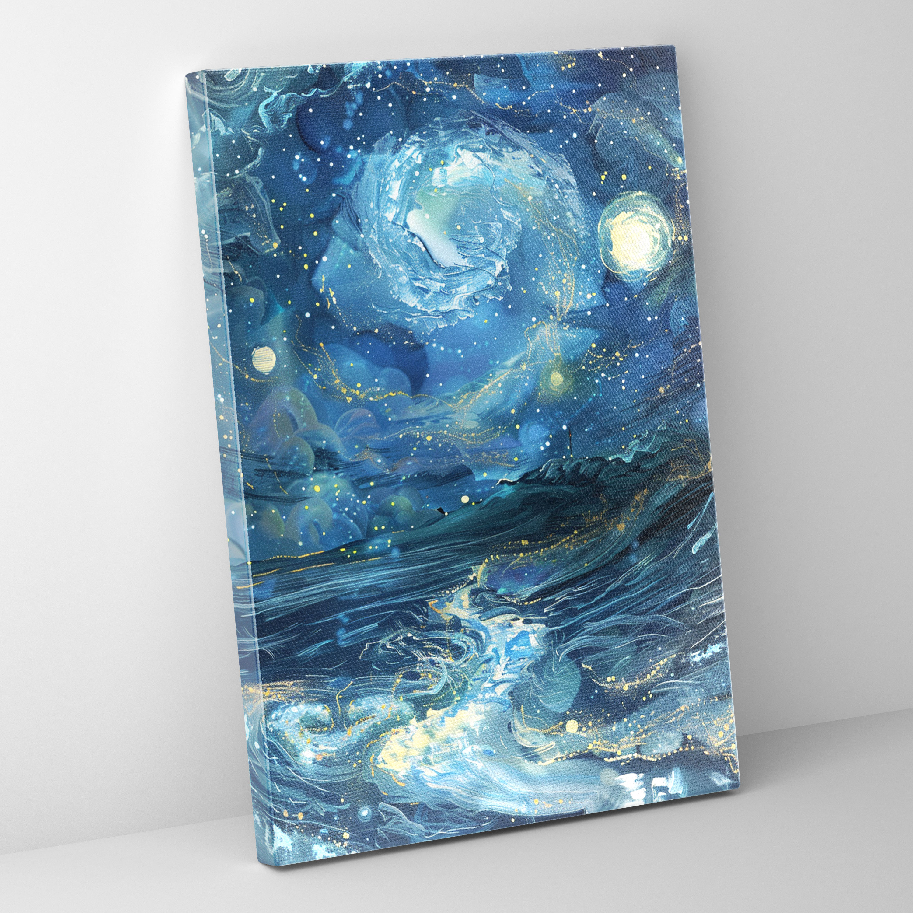 Night Emotions Canvas Print - Expressionism, Wall Art, Wall Decoration, Canvas Wall Art