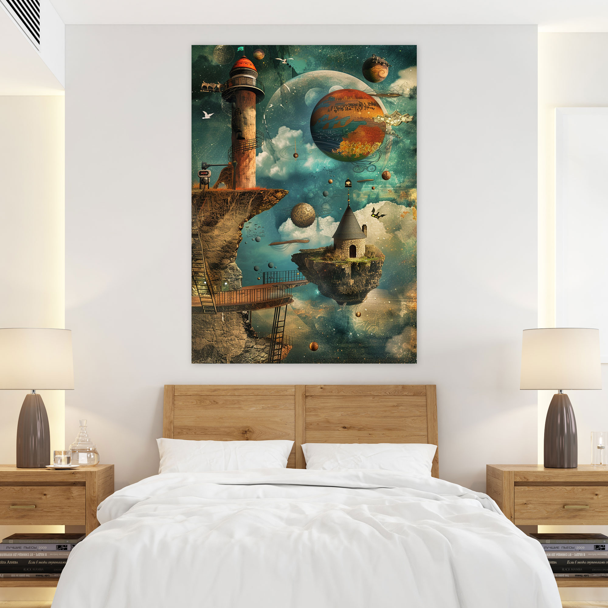 Dreamwalker Wall Art - Expressionism, Canvas Wall Art, Wall Decoration, Home Decoration