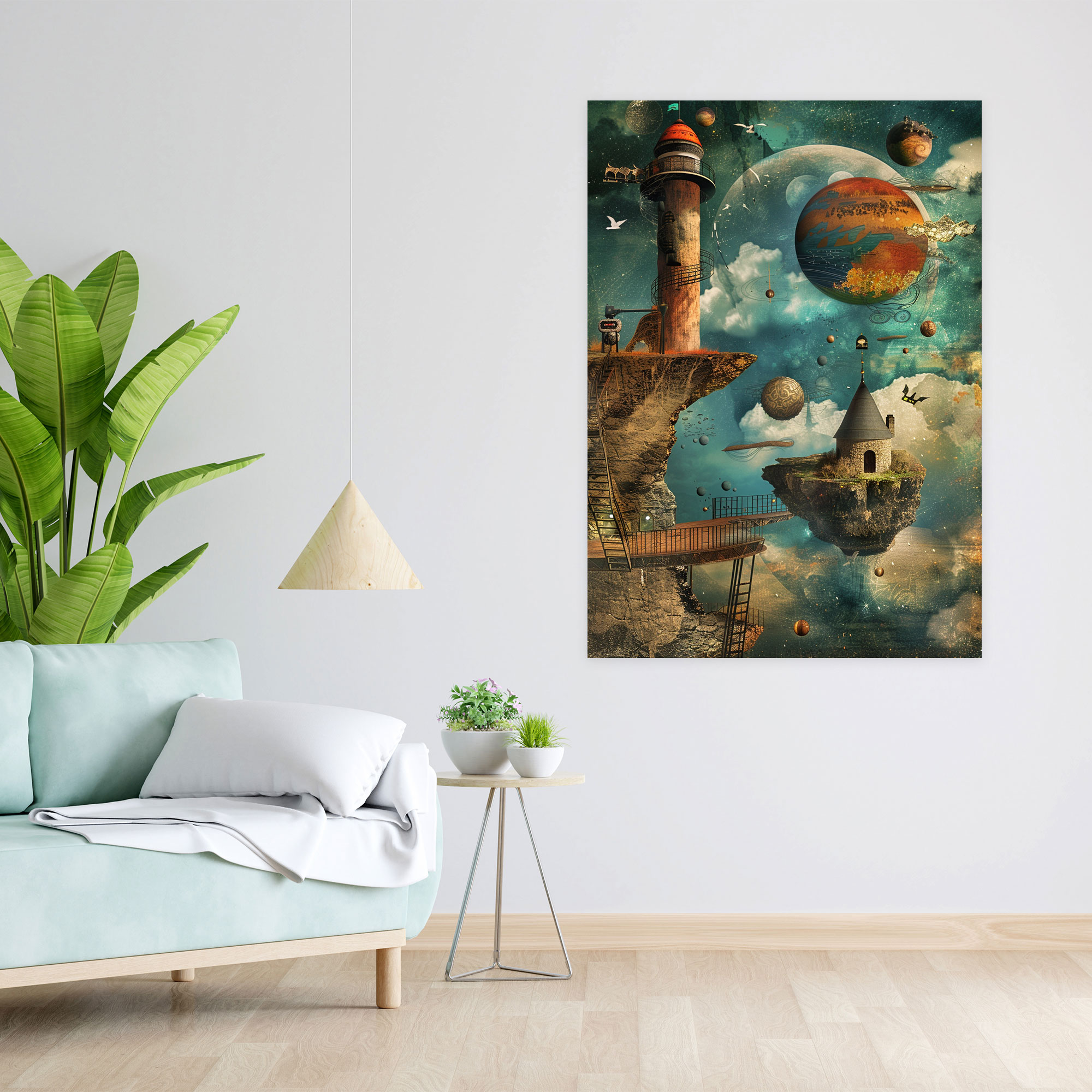 Dreamwalker Wall Art - Expressionism, Canvas Wall Art, Wall Decoration, Home Decoration