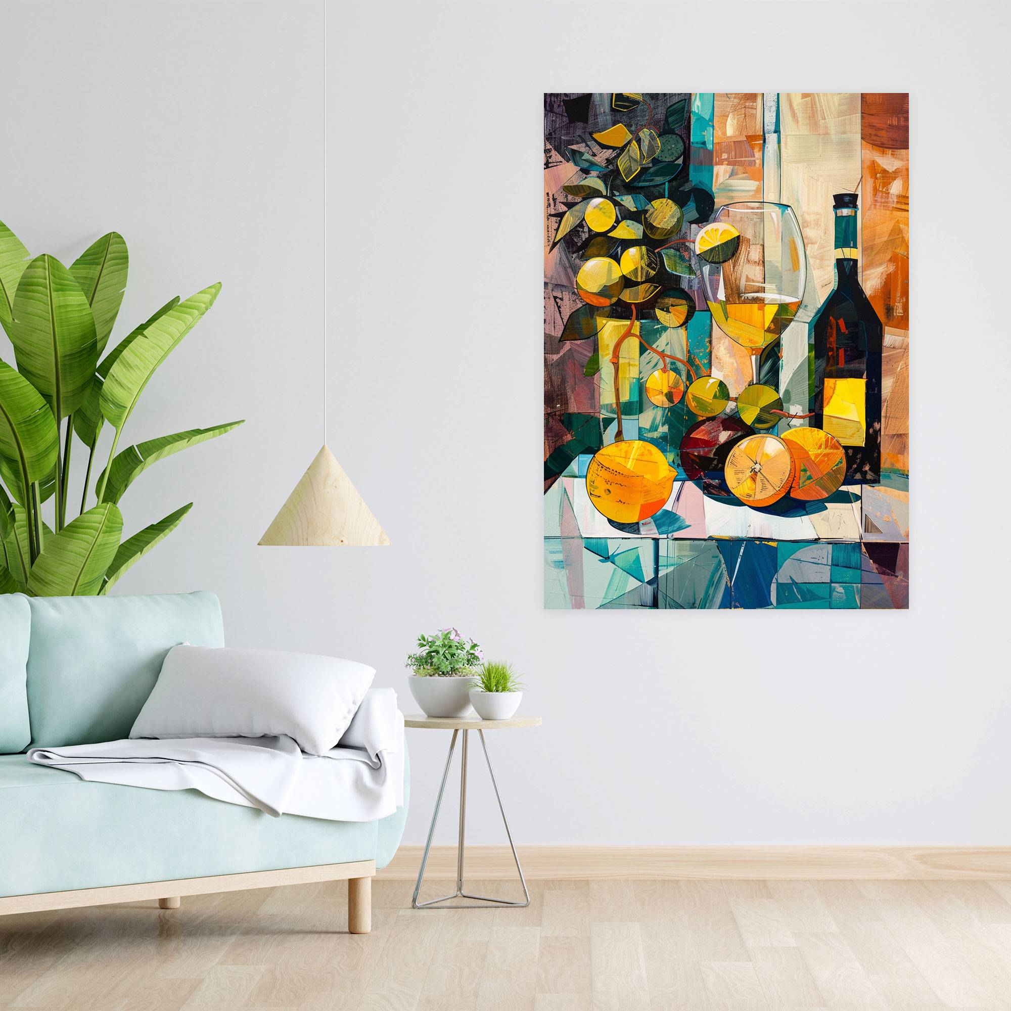 Bold Still Life Expressionism Canvas Print - Expressionism, Canvas Print, Wall Decoration, Canvas Wall Art