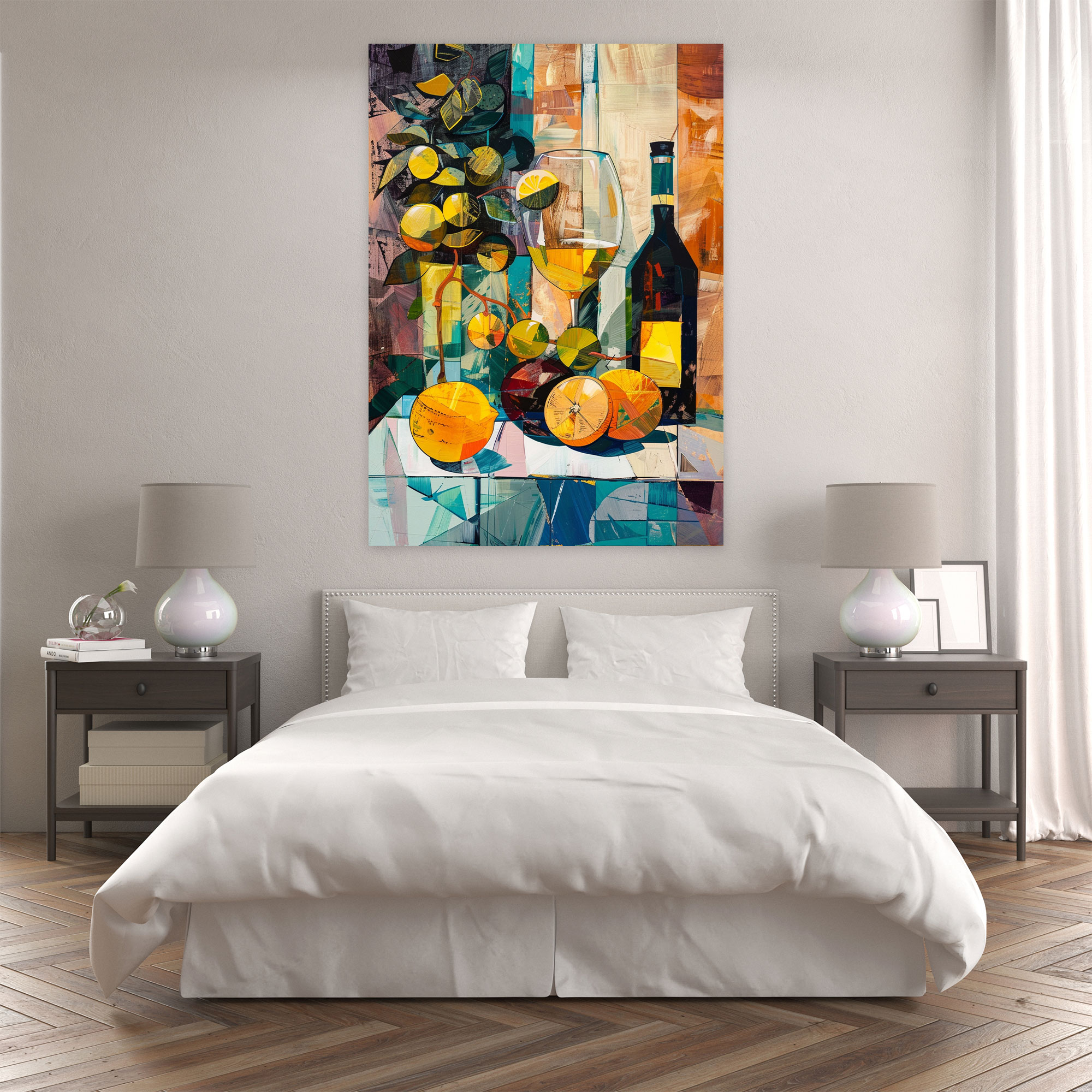 Bold Still Life Expressionism Canvas Print - Expressionism, Canvas Print, Wall Decoration, Canvas Wall Art