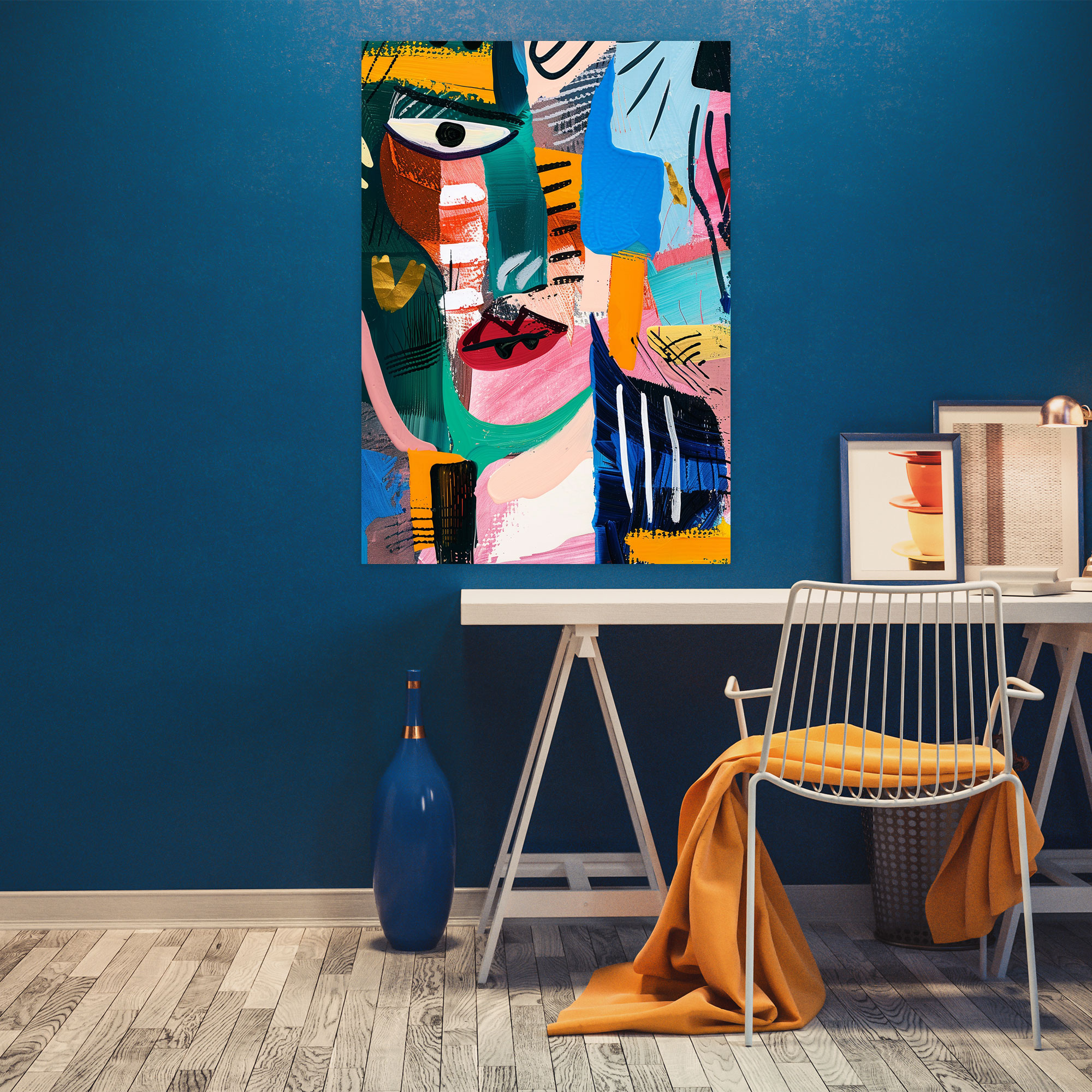 Expressionism Canvas Print Wall Art - Expressionism, Canvas Wall Art, Wall Decoration, Abstract Colors