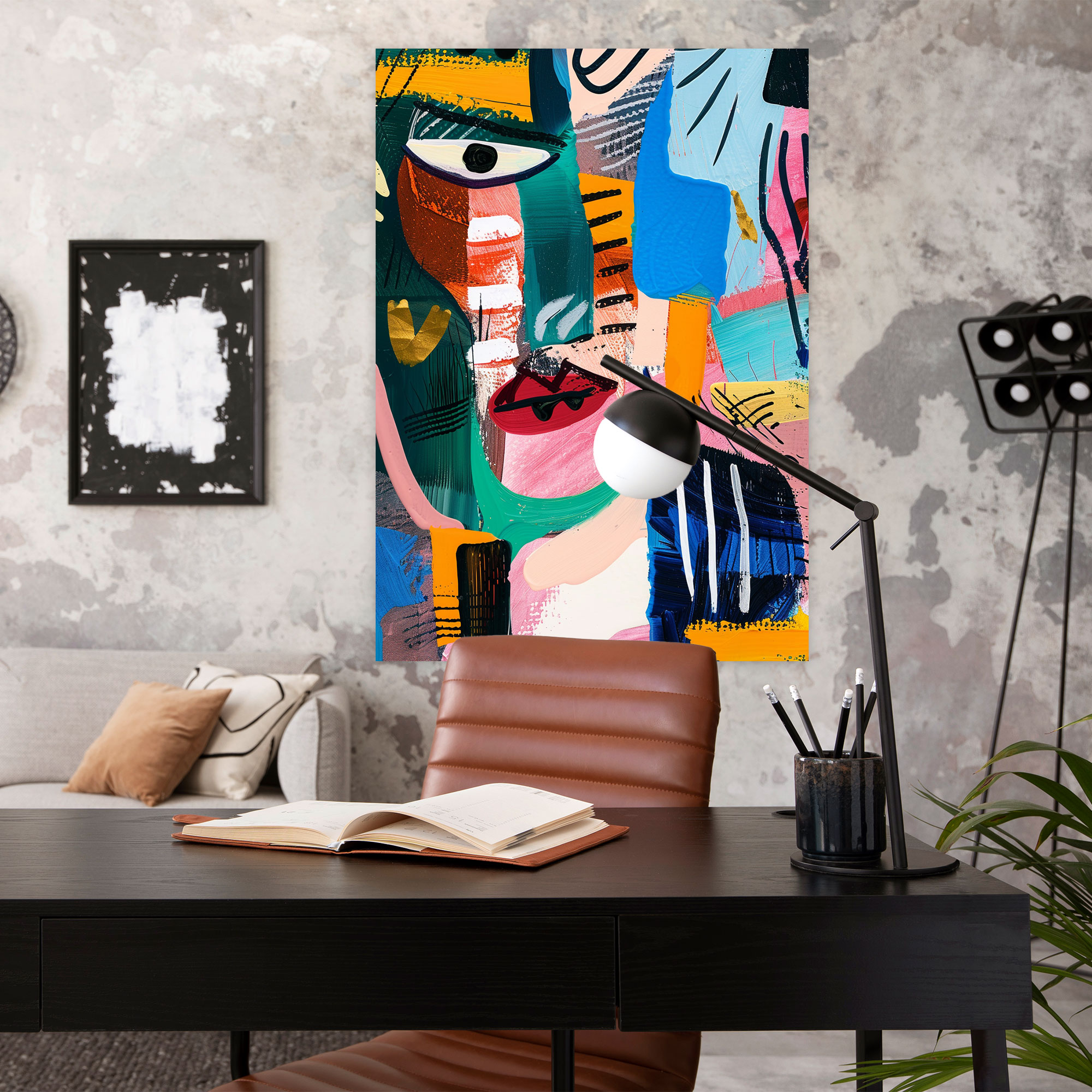 Expressionism Canvas Print Wall Art - Expressionism, Canvas Wall Art, Wall Decoration, Abstract Colors