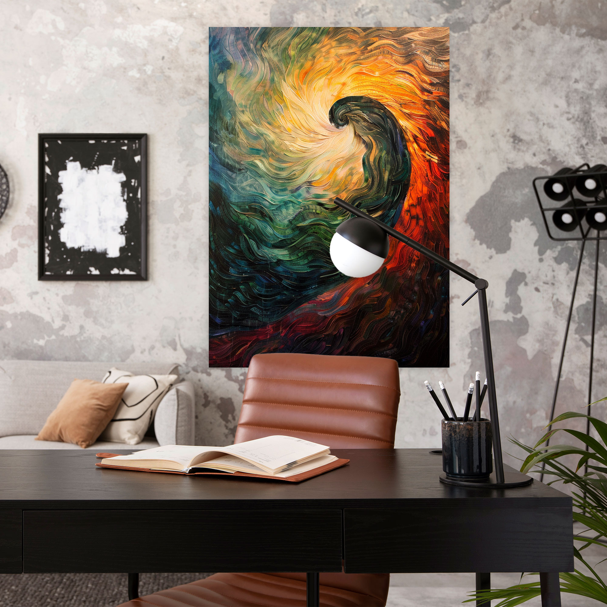 Expressionism Wall Decoration - Expressionism, Mesmerizing Focal Point, Canvas, Wall Decoration