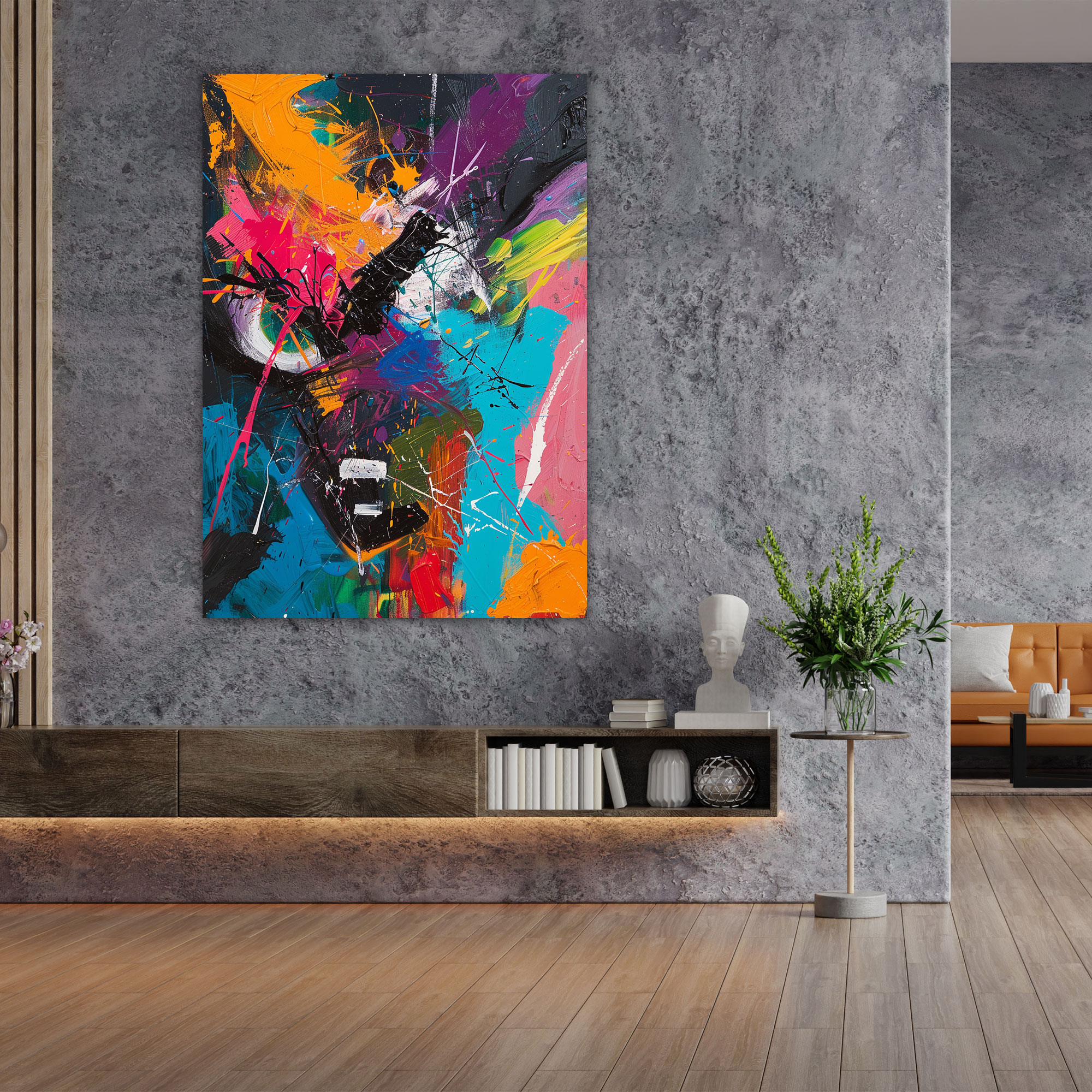 Expressionism Canvas Wall Decoration - Expressionism, Vibrant Tones, Expressionism Art Style, Canvas Wall Decoration