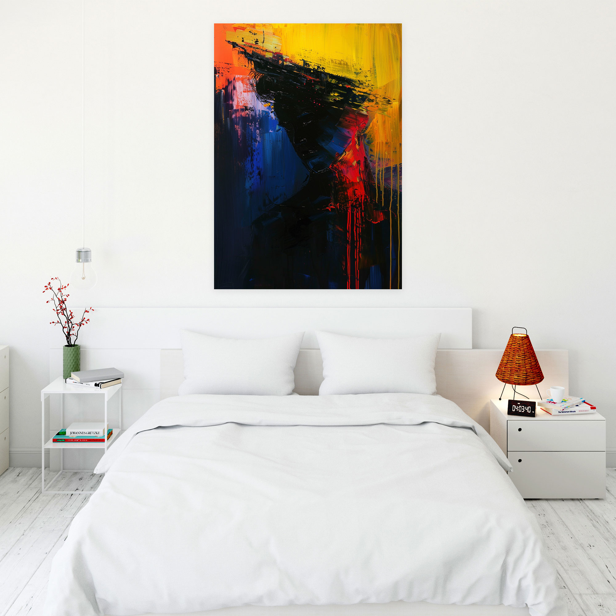 Expressionism Art Canvas Print - Expressionism, Expressive Brushstrokes, Intense Textures, Wall Art