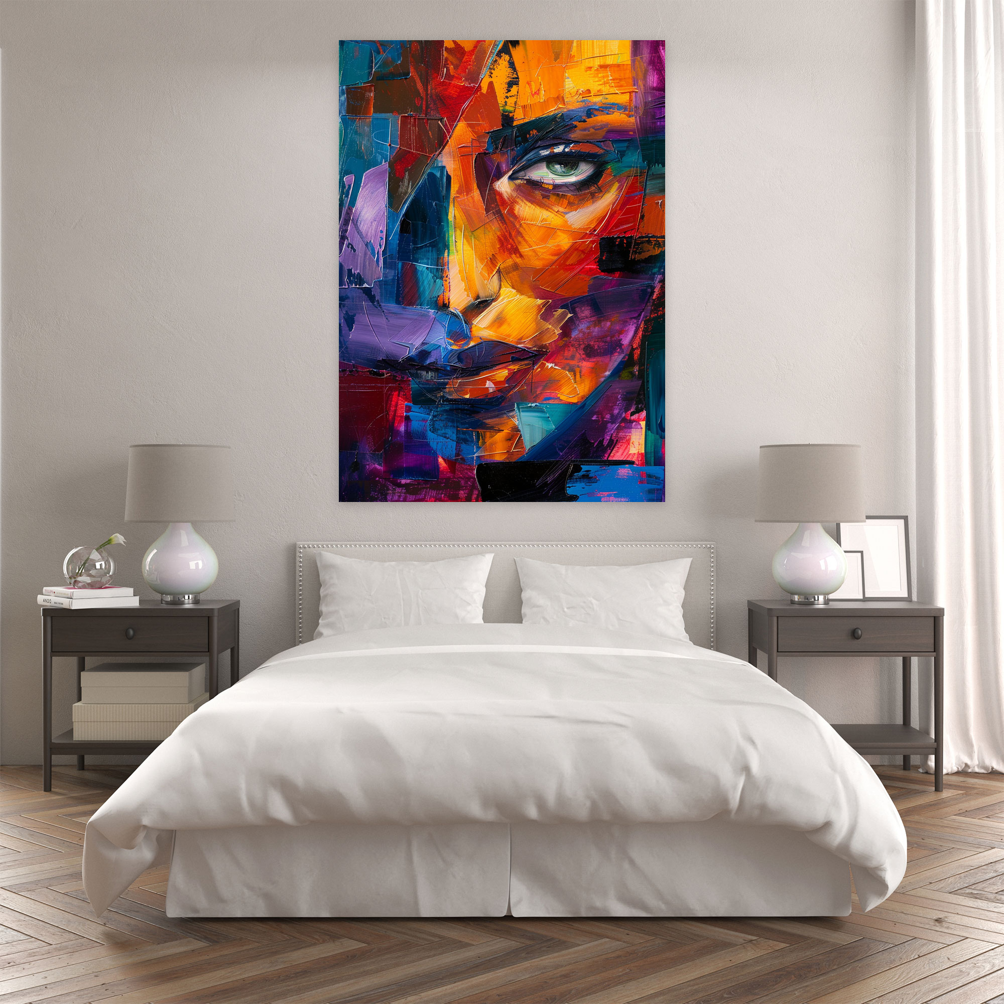 Raw Emotions Expressionism Canvas Print - Expressionism, Wall Decoration, Expressionism Art Style, Canvas