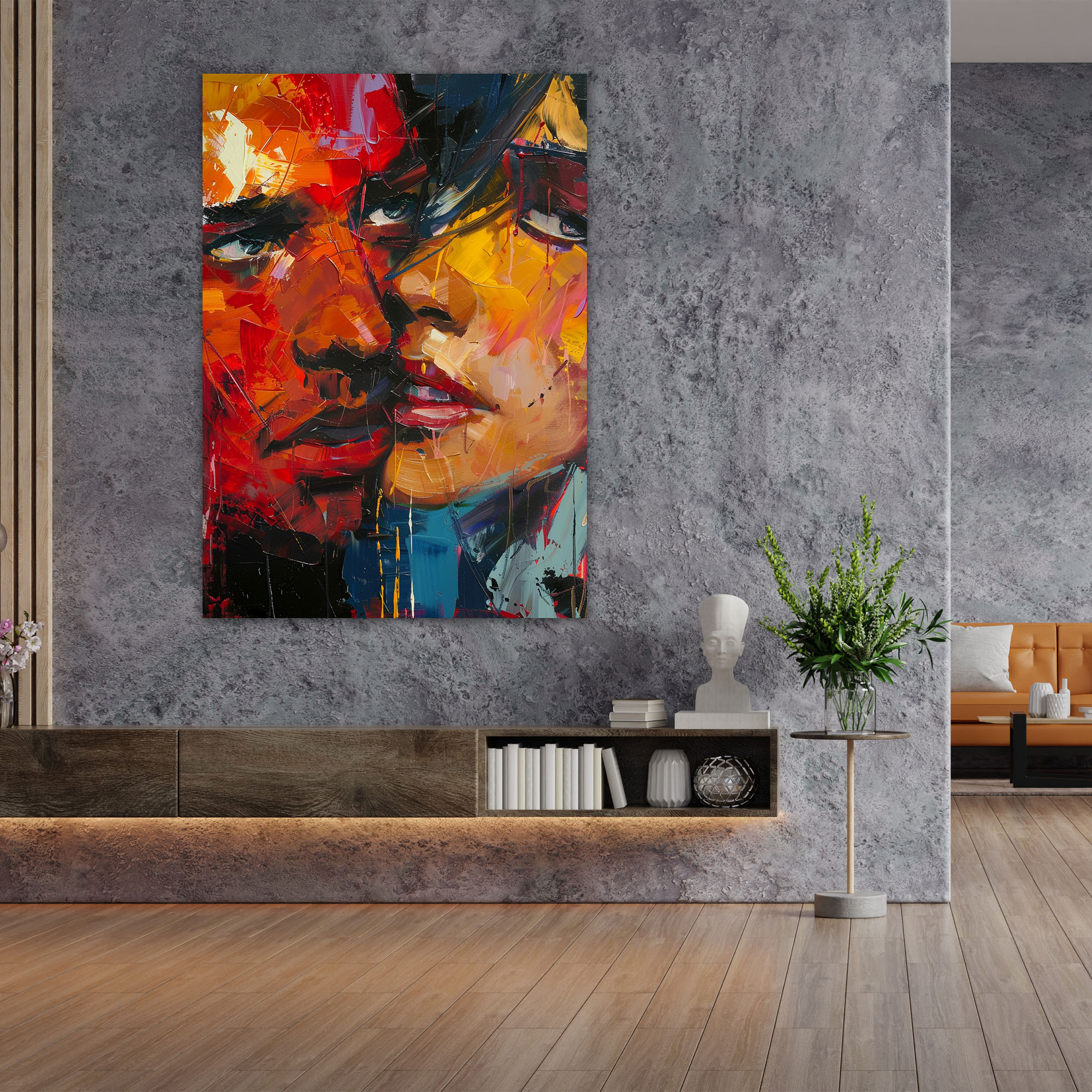 Passion Expressionism Wall Art - Expressionism, Canvas Wall Art, Wall Decoration, Home Decoration
