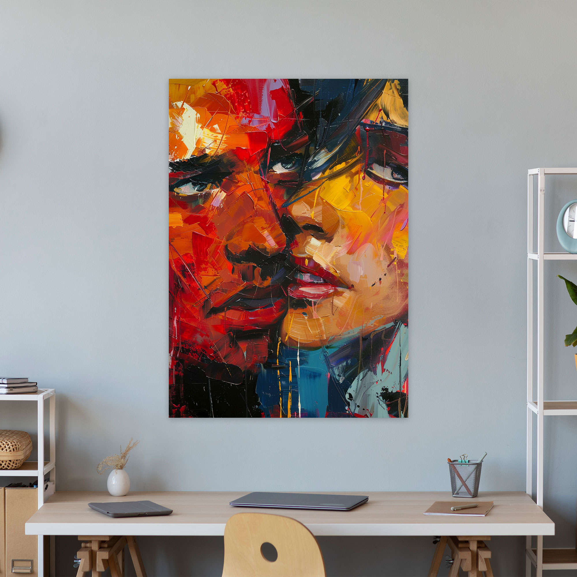 Passion Expressionism Wall Art - Expressionism, Canvas Wall Art, Wall Decoration, Home Decoration