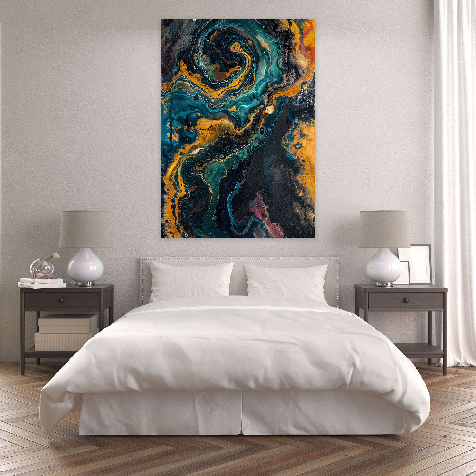 Inner Turmoil Expressionism Canvas Wall Art - Expressionism, Wall Art, Canvas Print, Expressionism Art Style