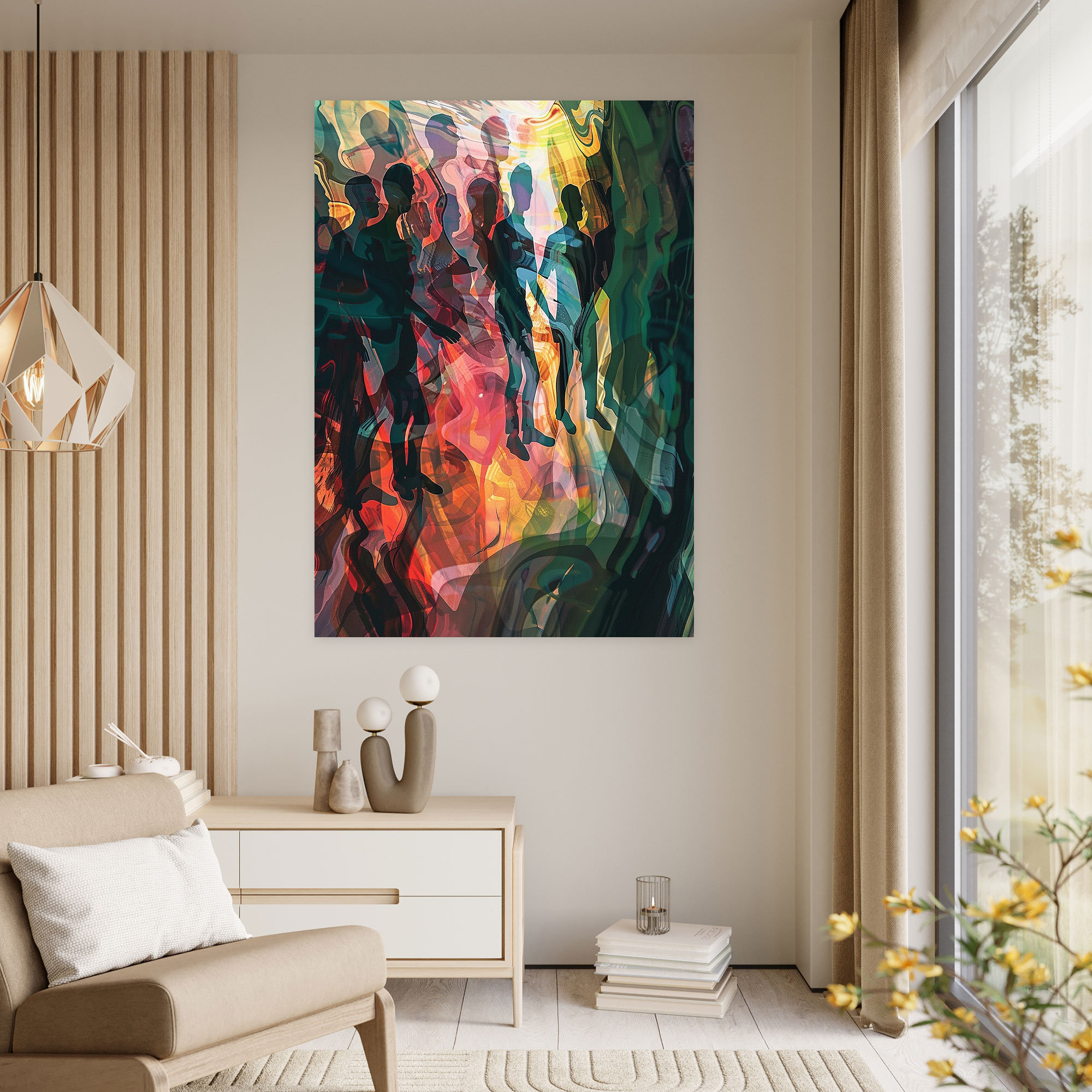 Dreamlike Distortions Expressionism Canvas Print - Expressionism, Canvas, Wall Art, Canvas Wall Art
