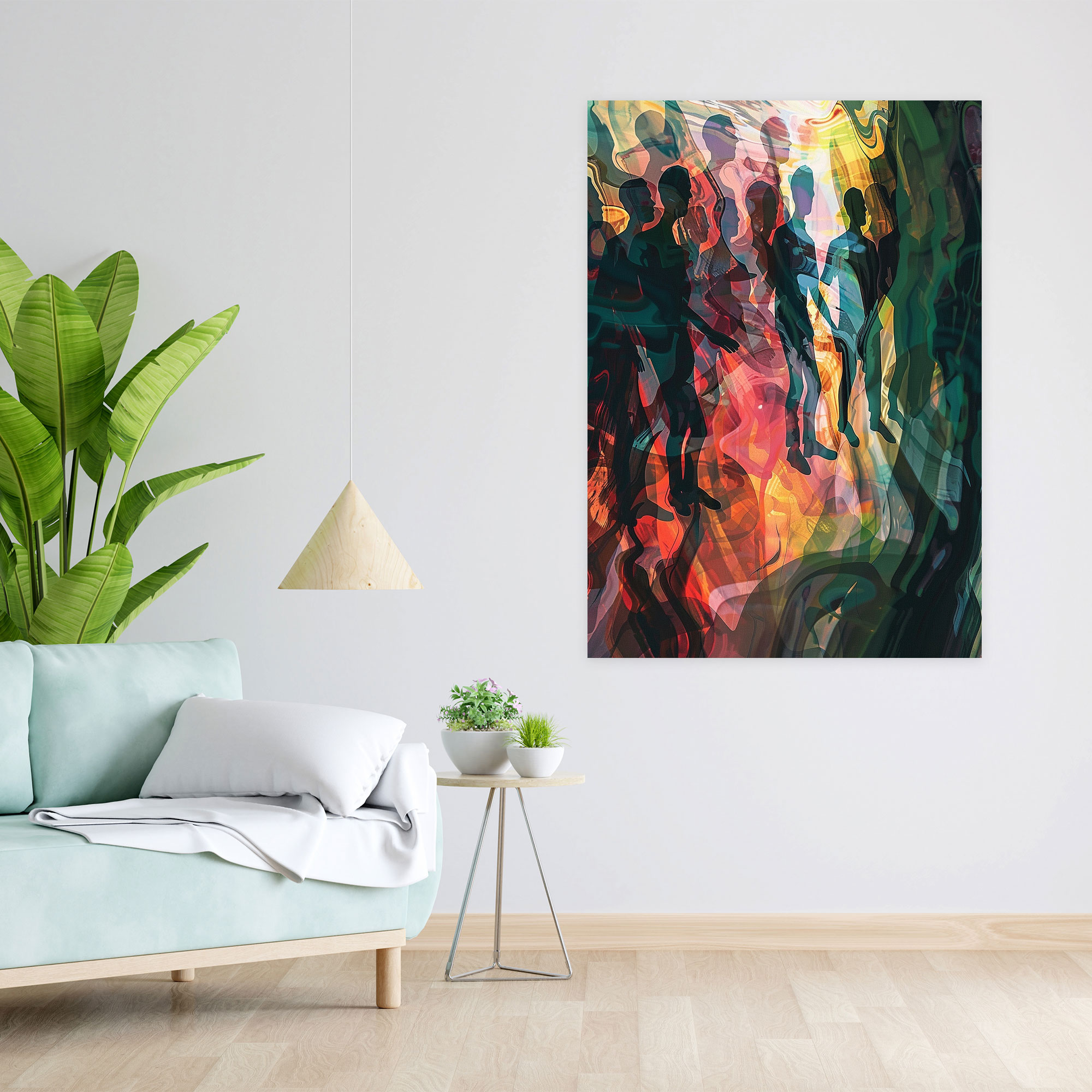 Dreamlike Distortions Expressionism Canvas Print - Expressionism, Canvas, Wall Art, Canvas Wall Art