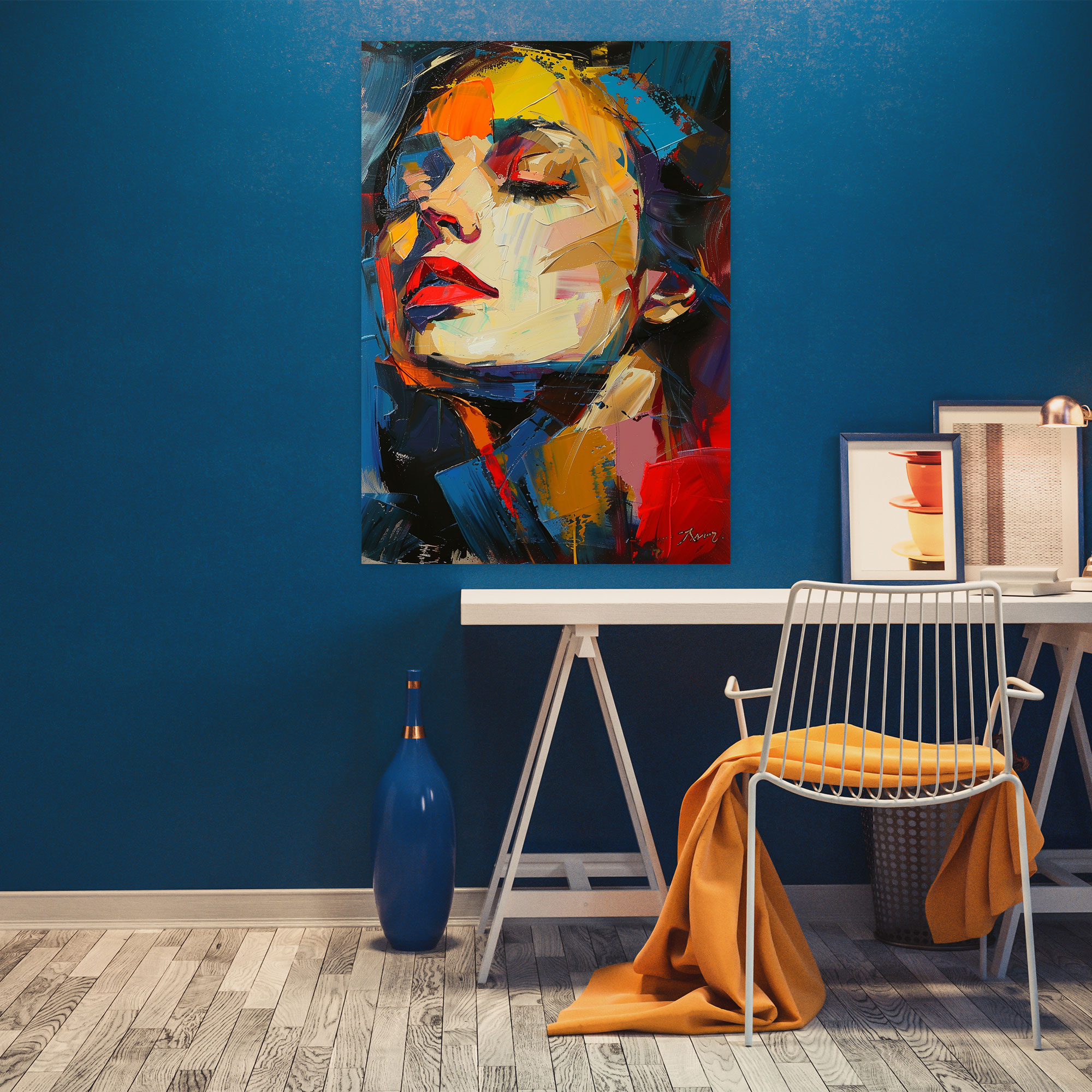 Bold Color Expressionism Wall Art - Expressionism, Wall Art, Canvas, Home Decoration