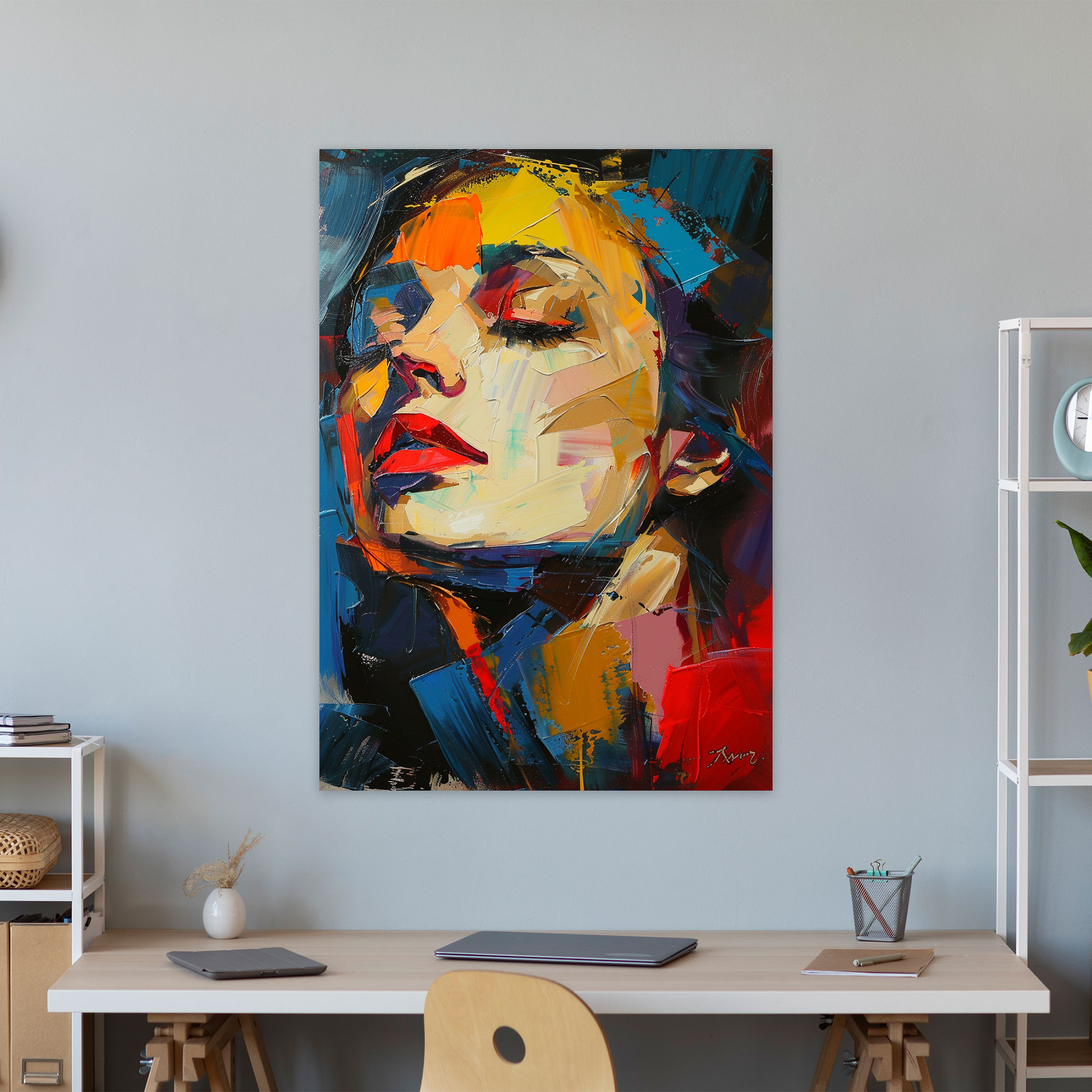 Bold Color Expressionism Wall Art - Expressionism, Wall Art, Canvas, Home Decoration