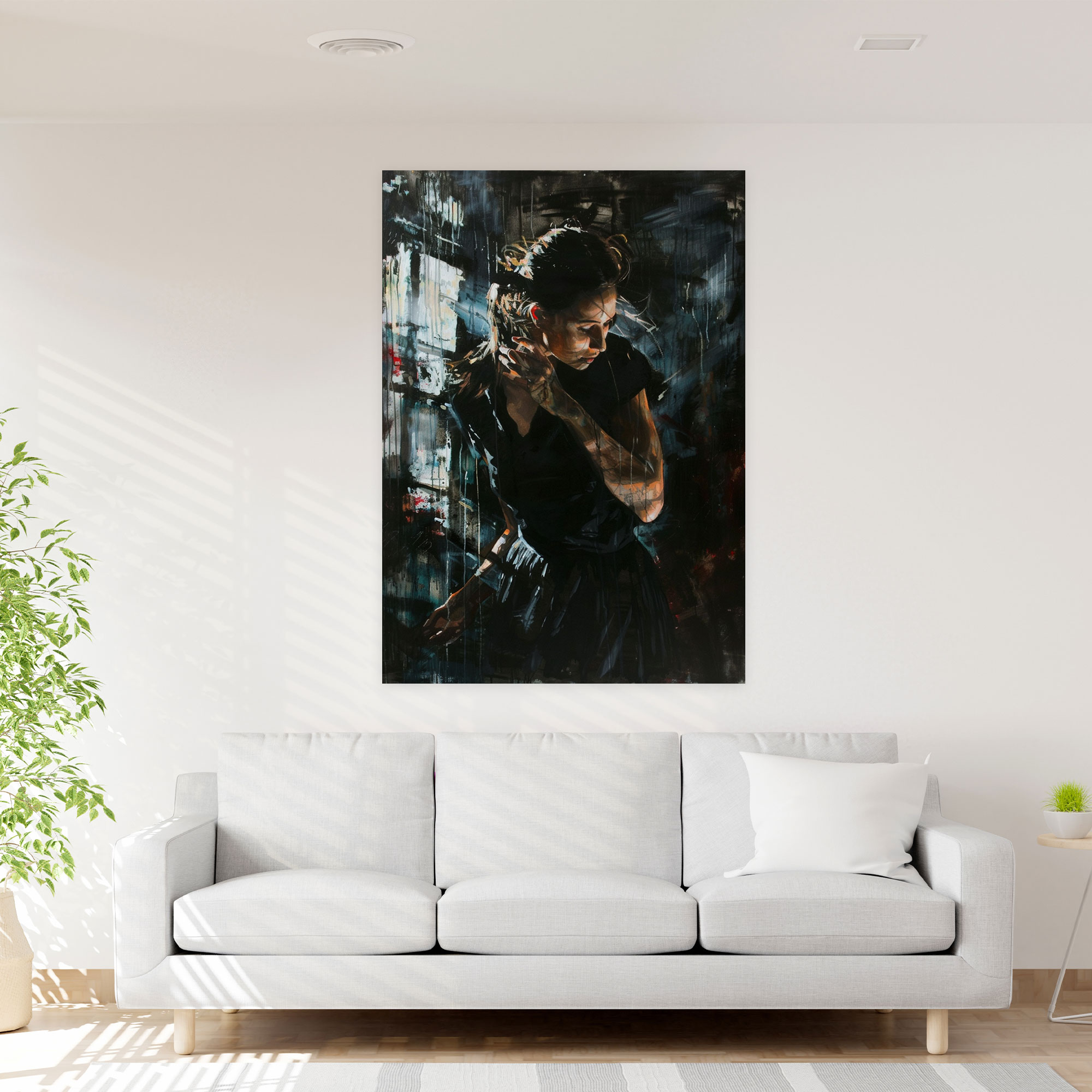 Light And Shadow Expressionism Wall Decoration - Expressionism, Wall Decoration, Home Decoration, Expressionism Art Style