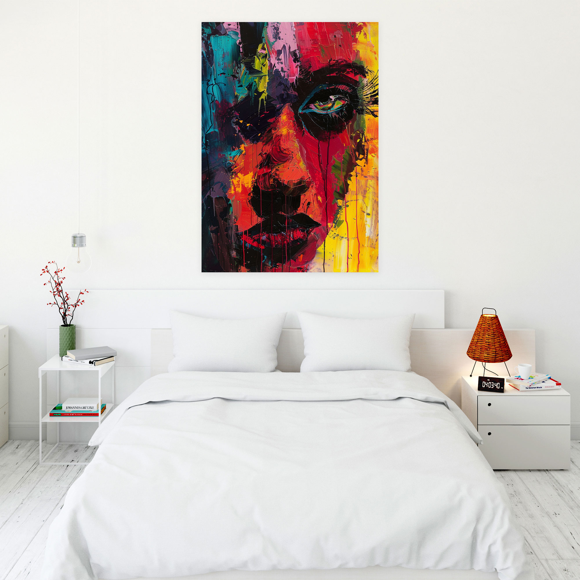 Emotional Brushstrokes Canvas Print - Expressionism, Canvas, Home Decoration, Canvas Print