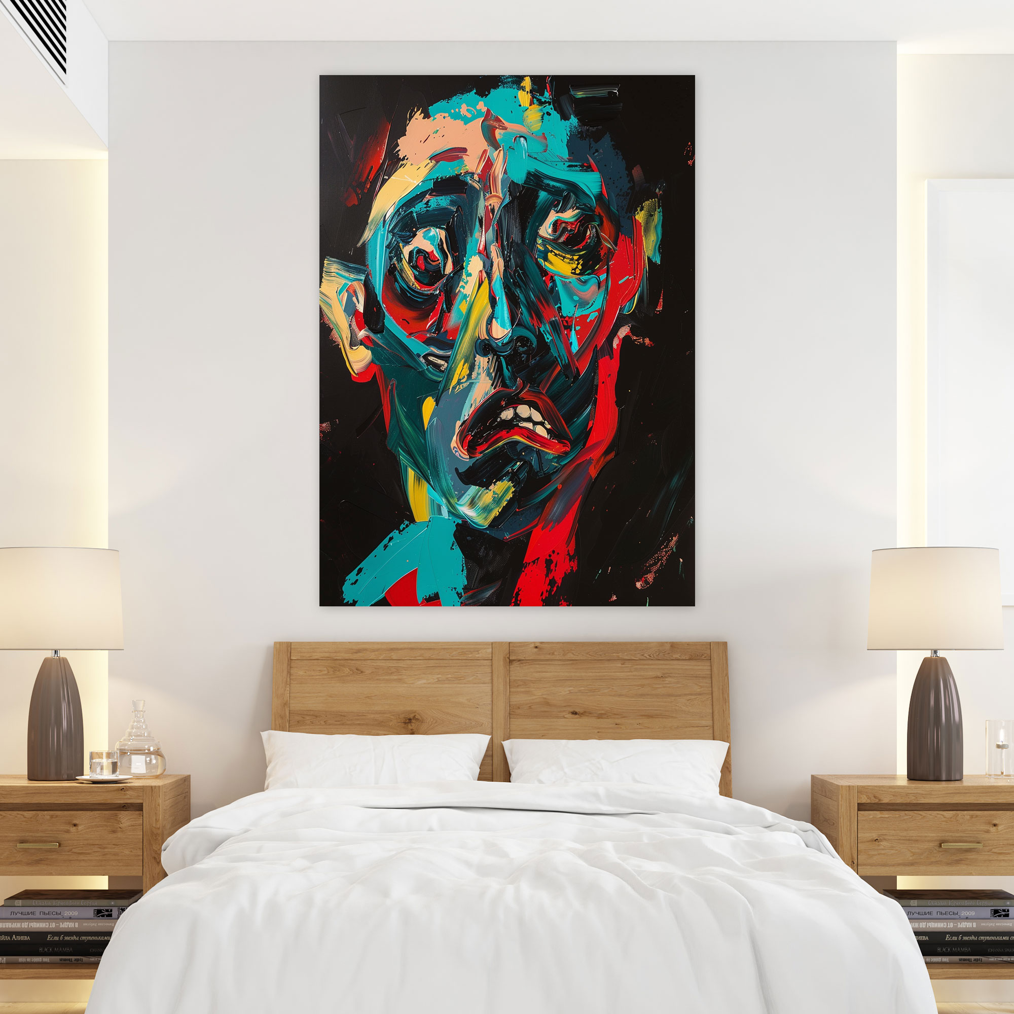 Emotional Figures Canvas Print - Expressionism, Canvas Print, Wall Decoration, Wall Art