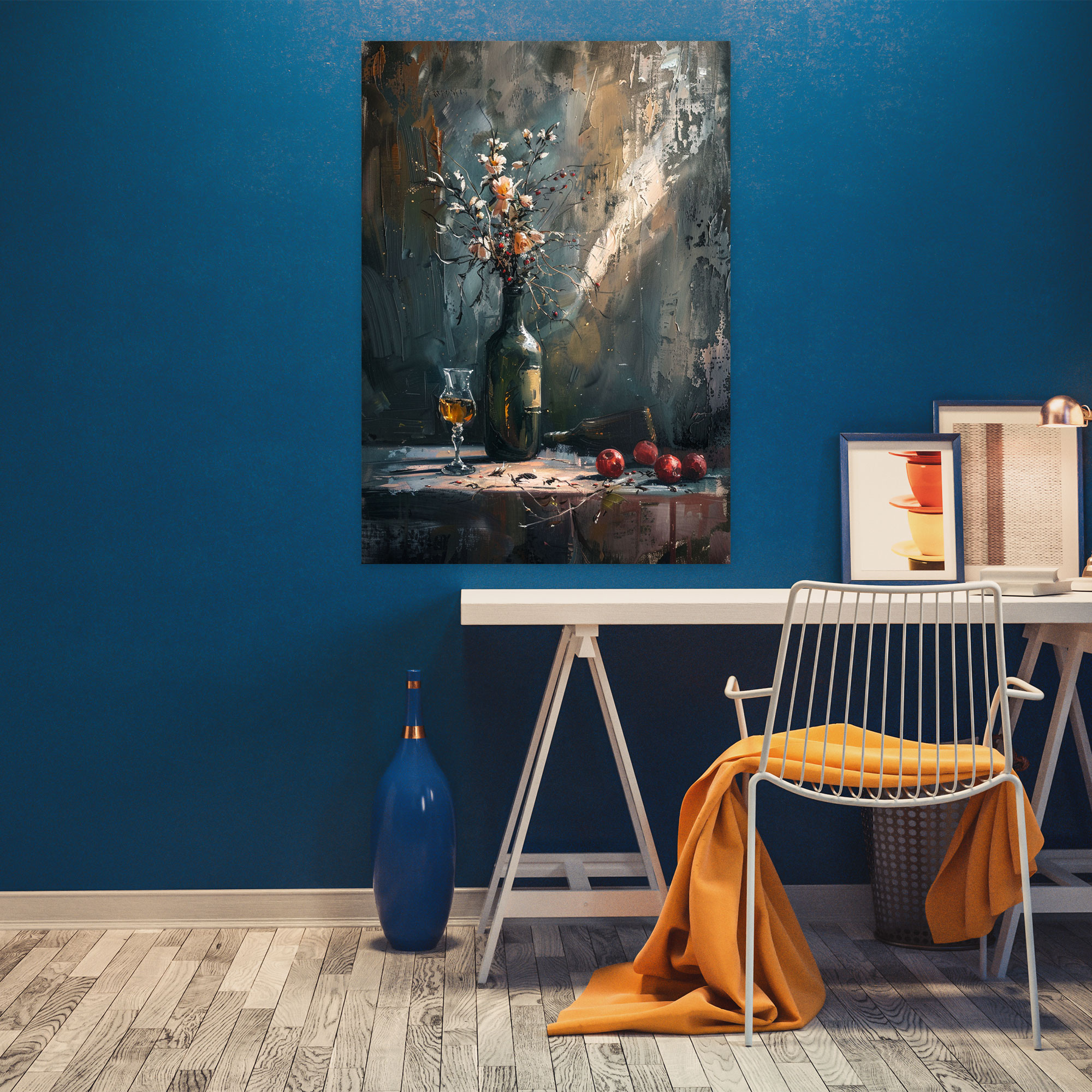 Expressive Still Life Canvas Print - Expressionism, Wall Decoration, Wall Art, Canvas Print
