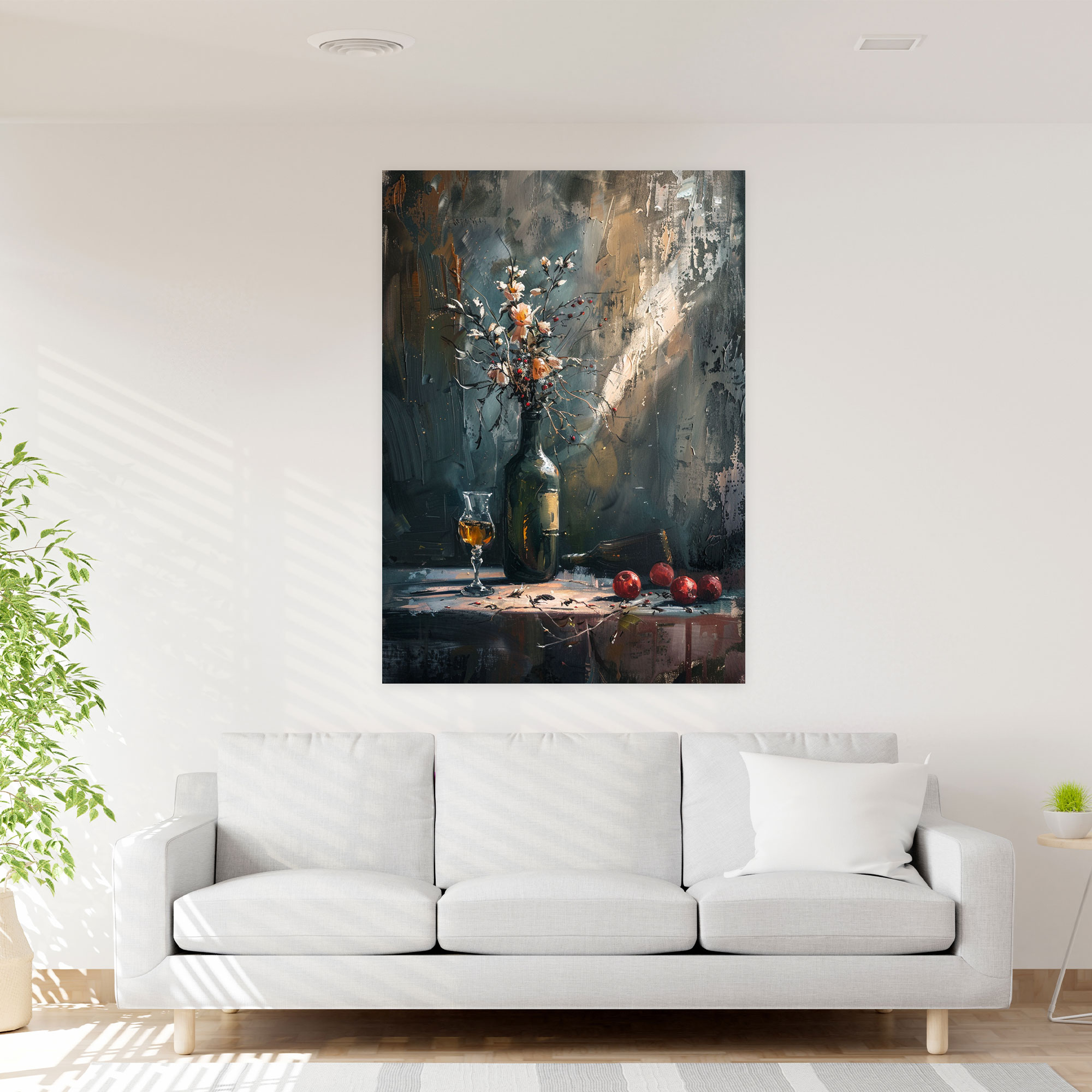 Expressive Still Life Canvas Print - Expressionism, Wall Decoration, Wall Art, Canvas Print