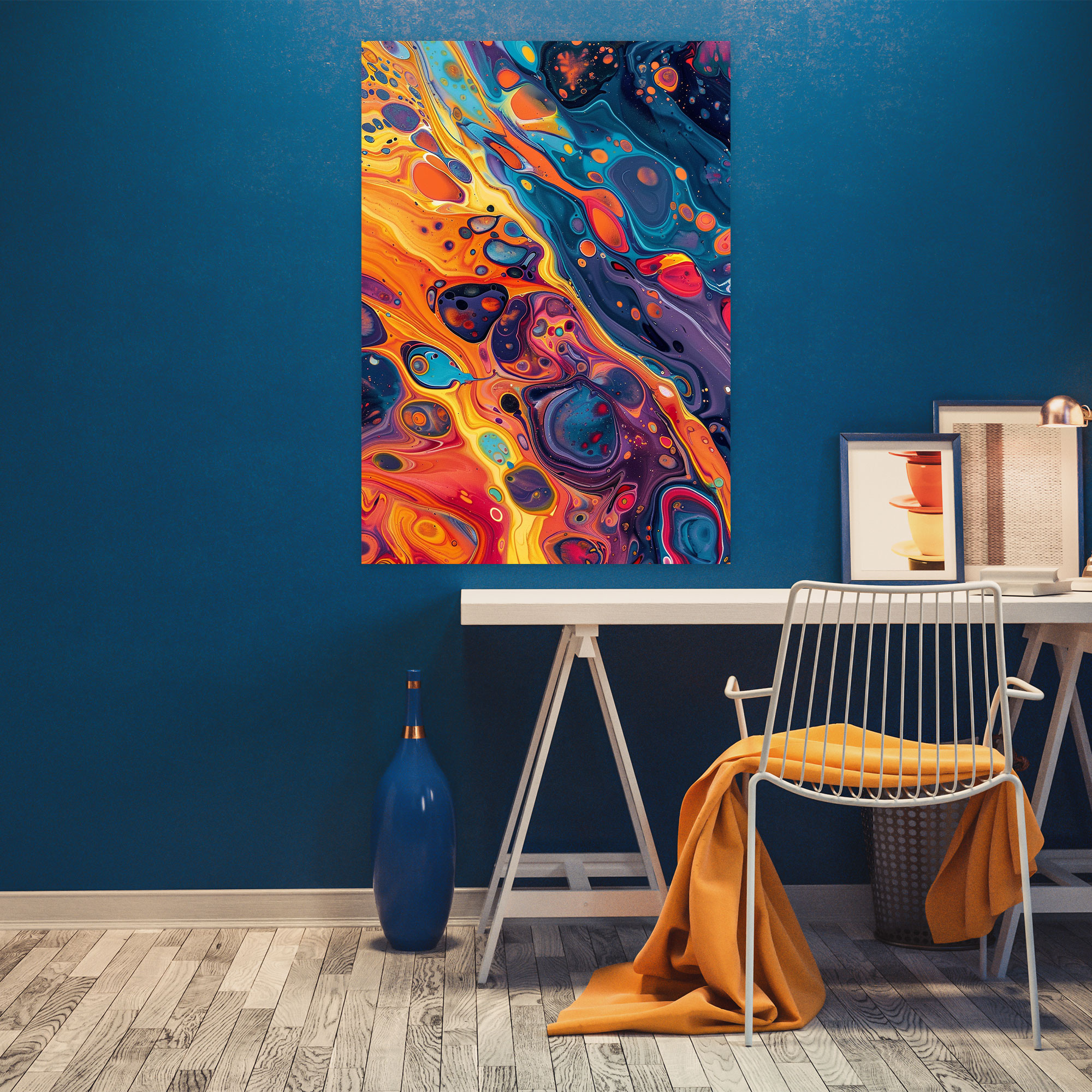 Bold Abstract Patterns Wall Art - Expressionism, Expressionism Art Style, Canvas, Home Decoration