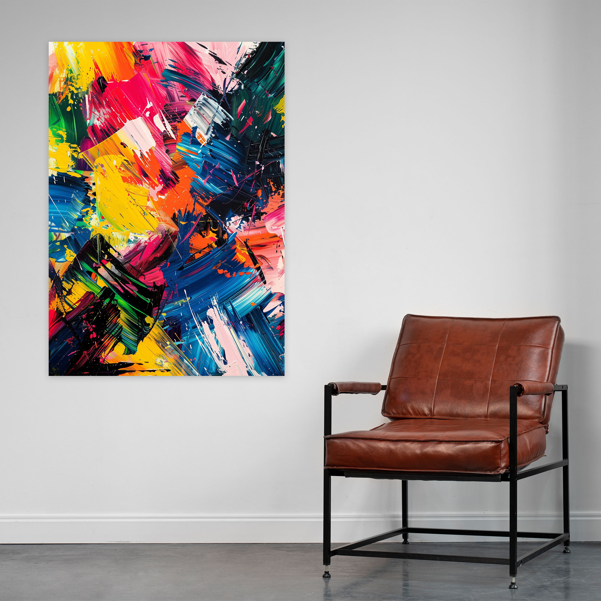 Intense Expressionism Canvas Print Wall Art - Expressionism, Wall Decoration, Canvas Wall Art, Canvas Print