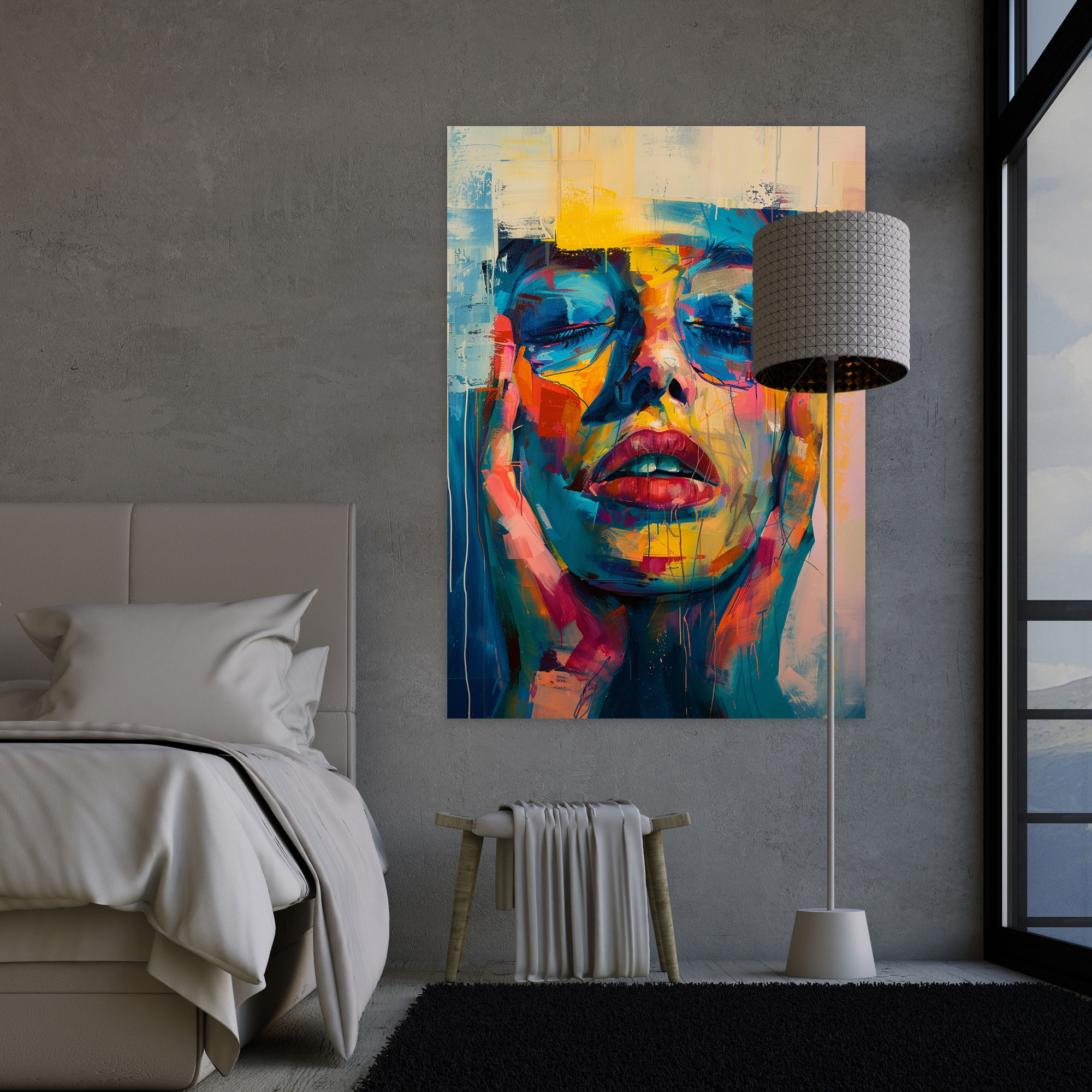 Expressive Expressionism Canvas Print Wall Decoration - Expressionism, Wall Decoration, Canvas Wall Art, Canvas