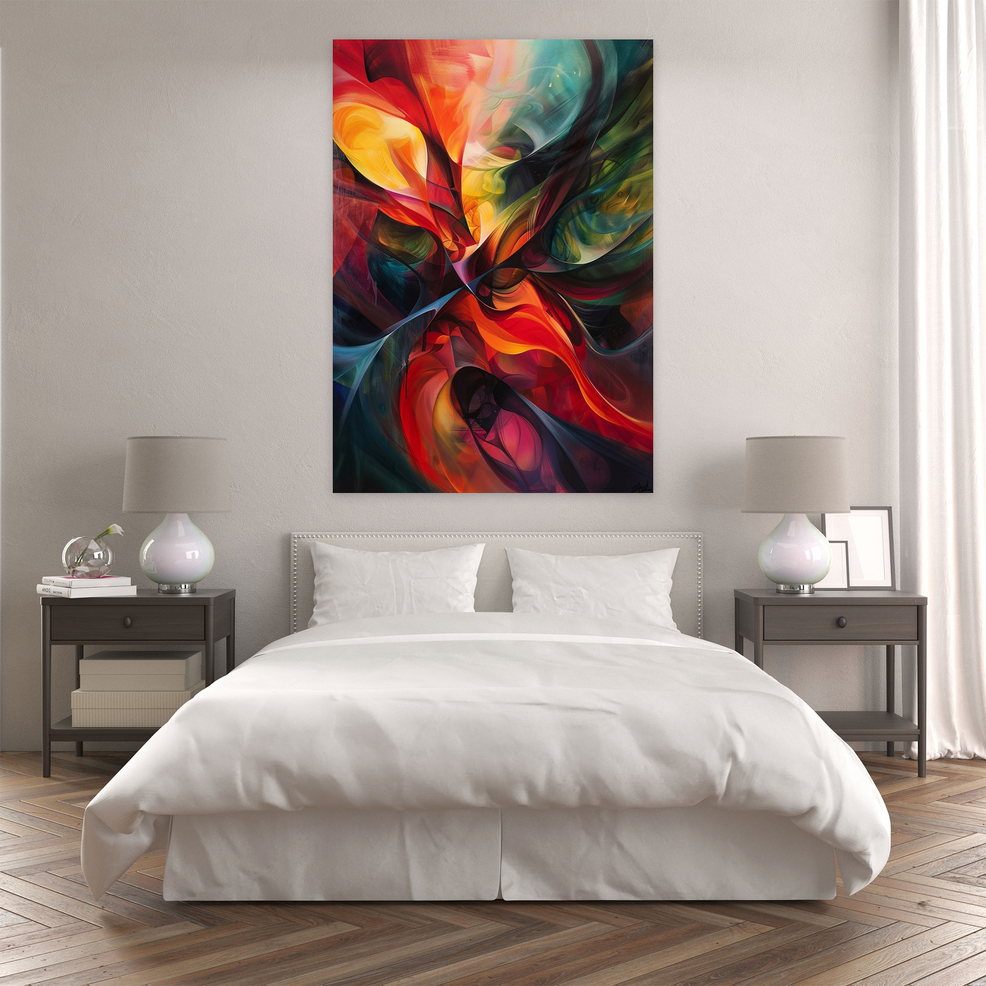 Dynamic Expressionism Canvas Print Wall Art - Expressionism, Canvas Wall Art, Canvas, Wall Decoration