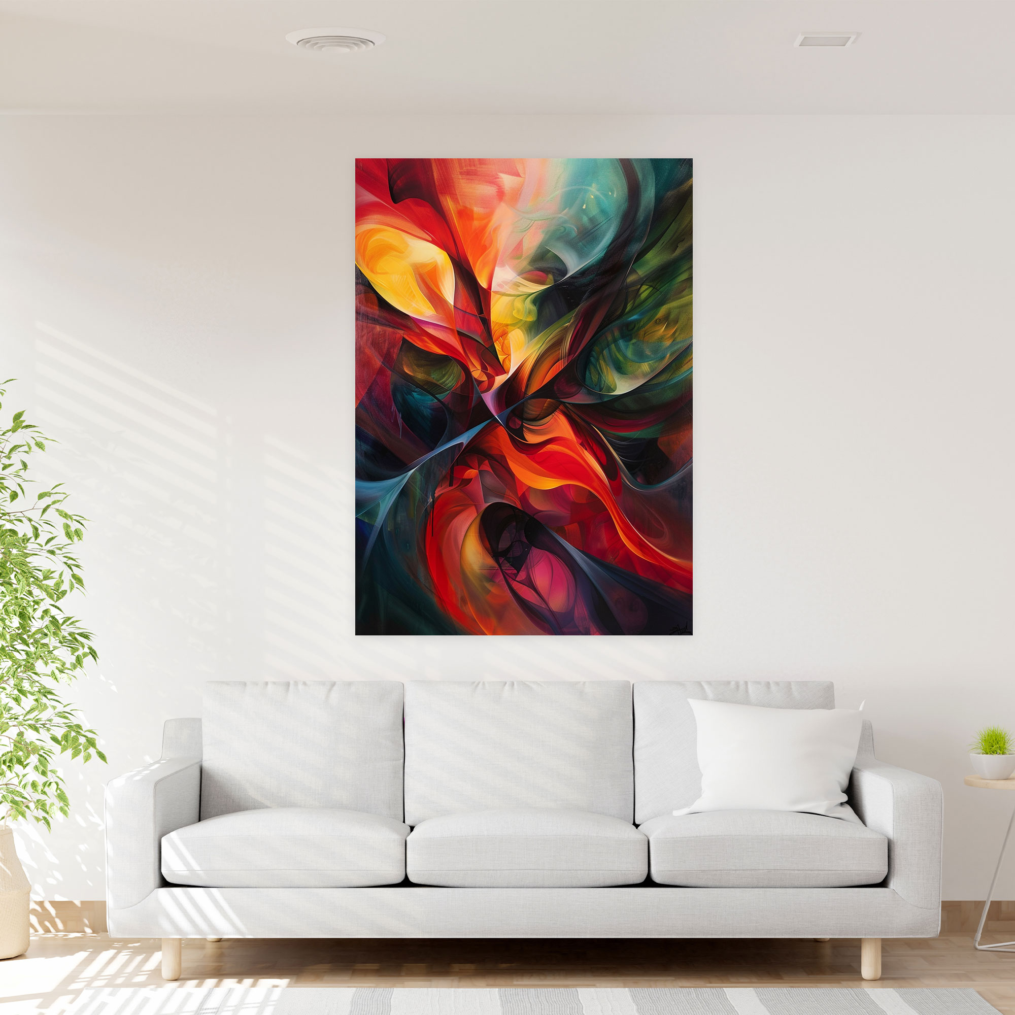 Dynamic Expressionism Canvas Print Wall Art - Expressionism, Canvas Wall Art, Canvas, Wall Decoration